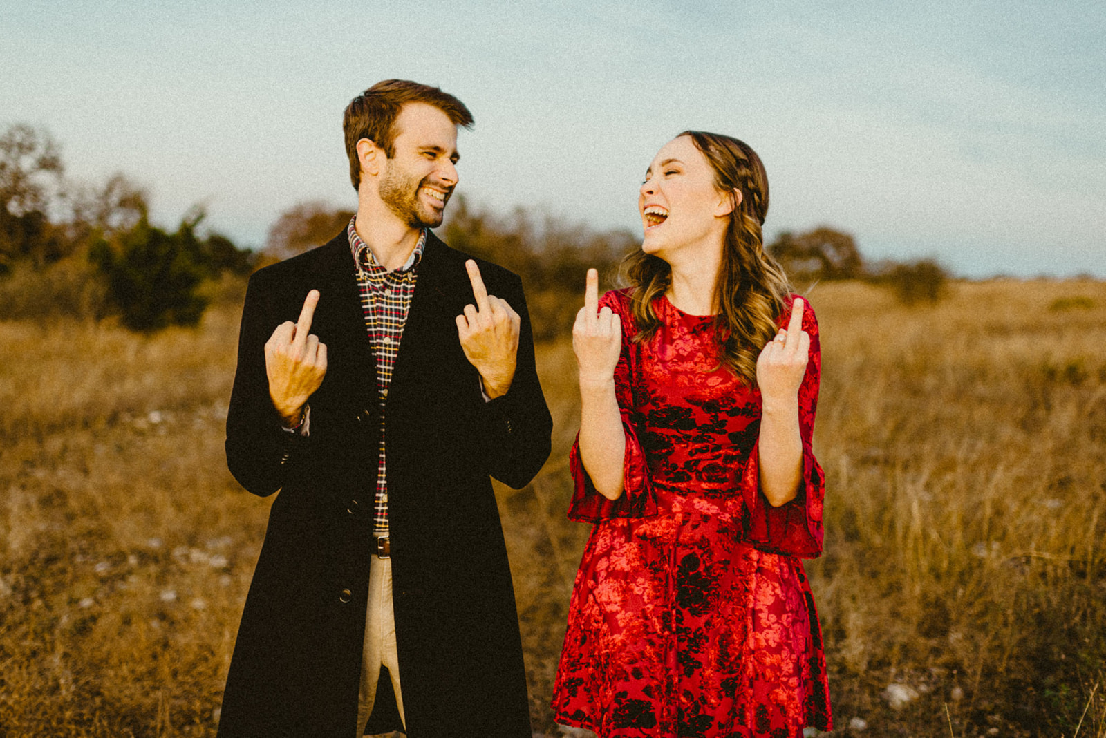 Hill Country Engagement Photos