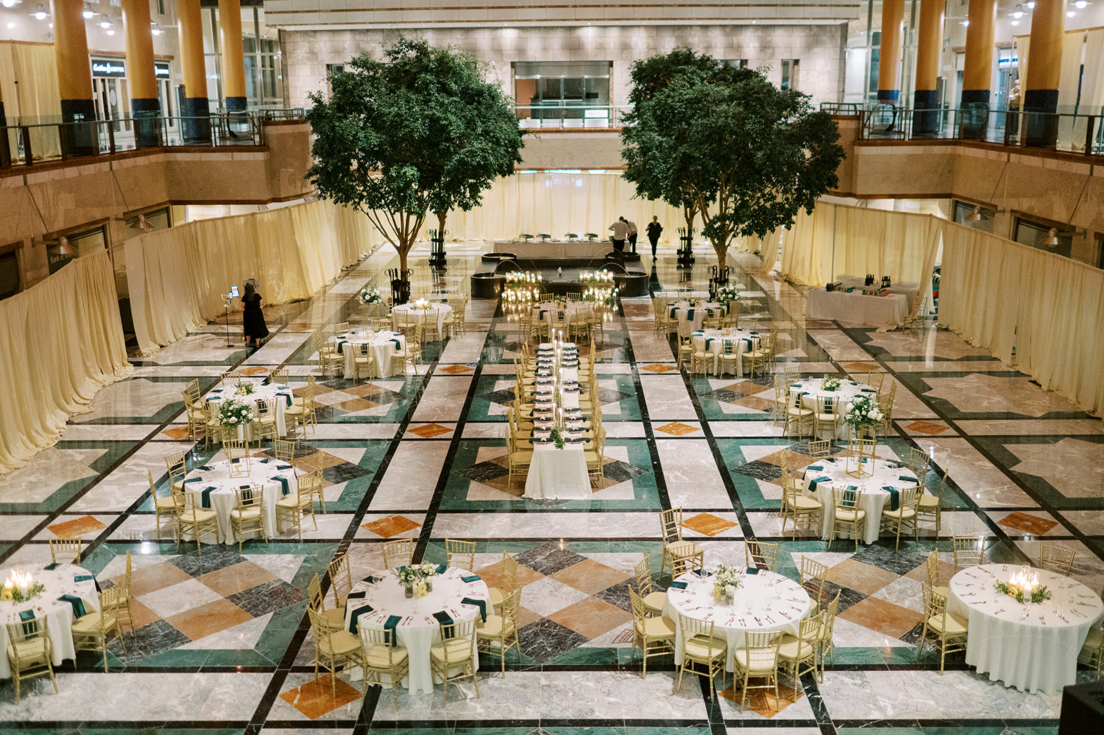 wedding reception at founders hall in charlotte