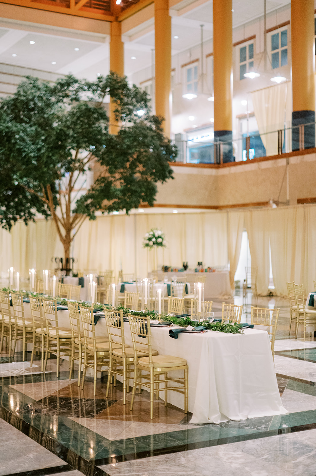 wedding reception at founders hall in charlotte