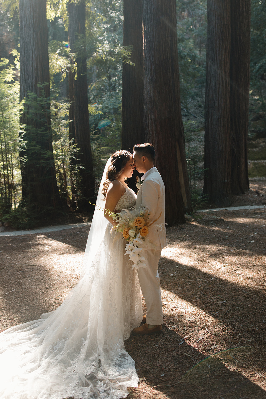 Wedding at Waterfall Lodge and Retreat in Ben Lomond, CA