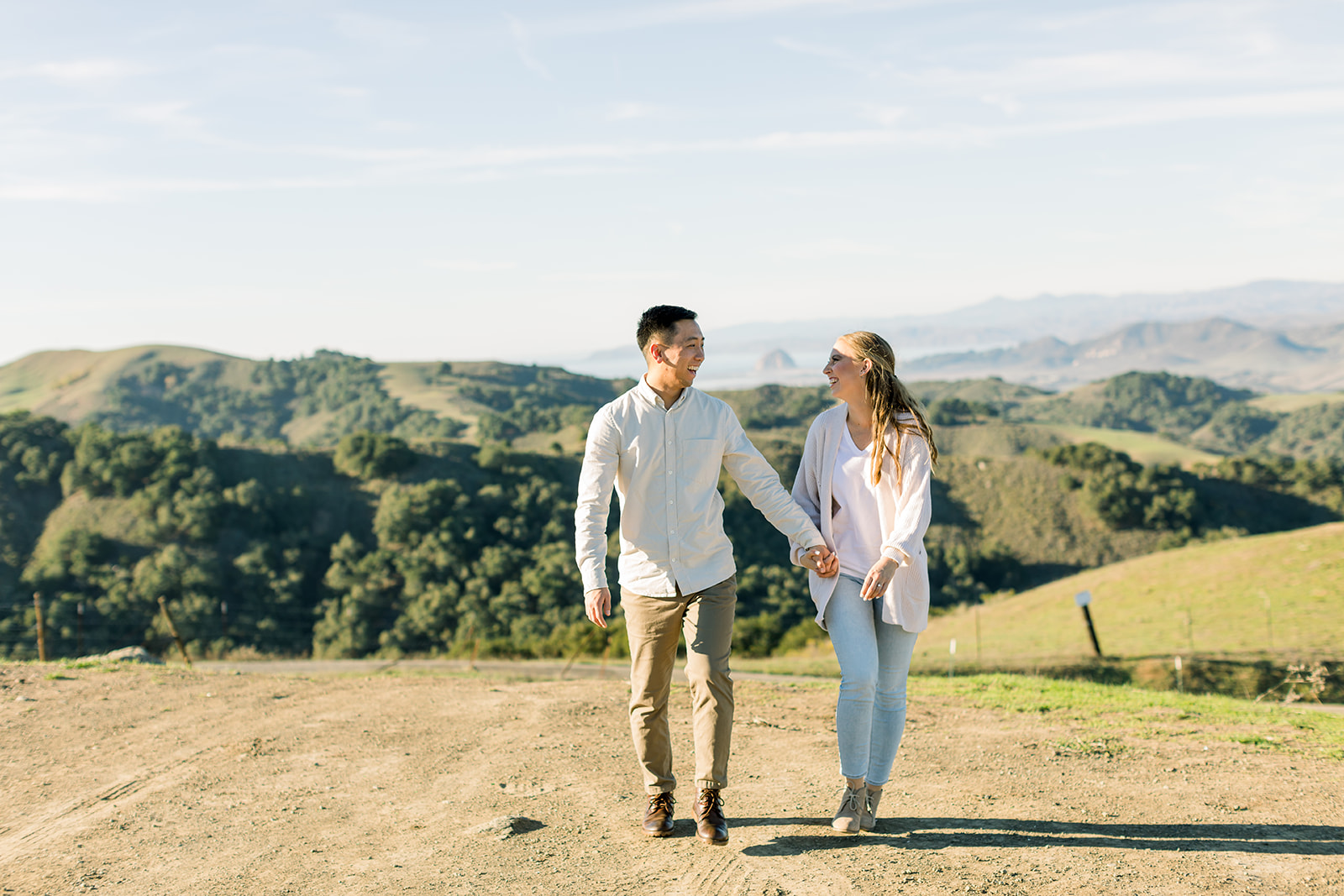 Perfumo Canyon Engagement portraits in slo
