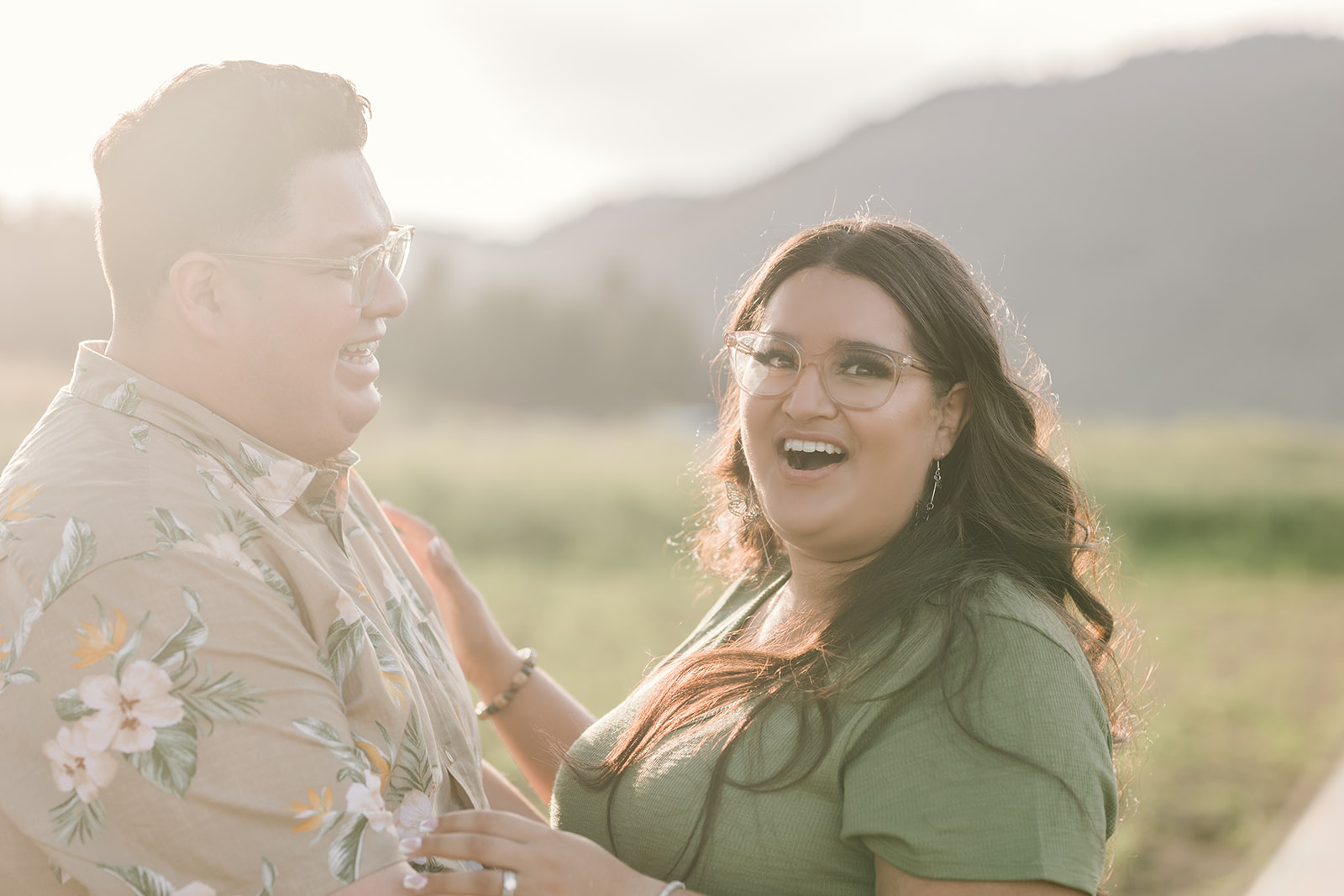 Engagement session in Big Bear California