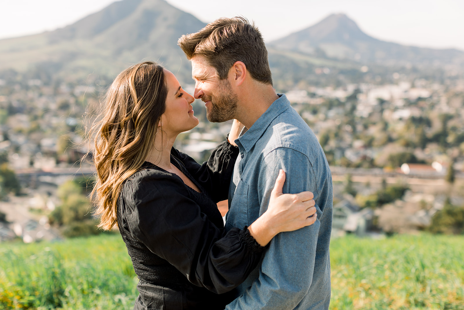 engagement photos at terrace hill in slo 
