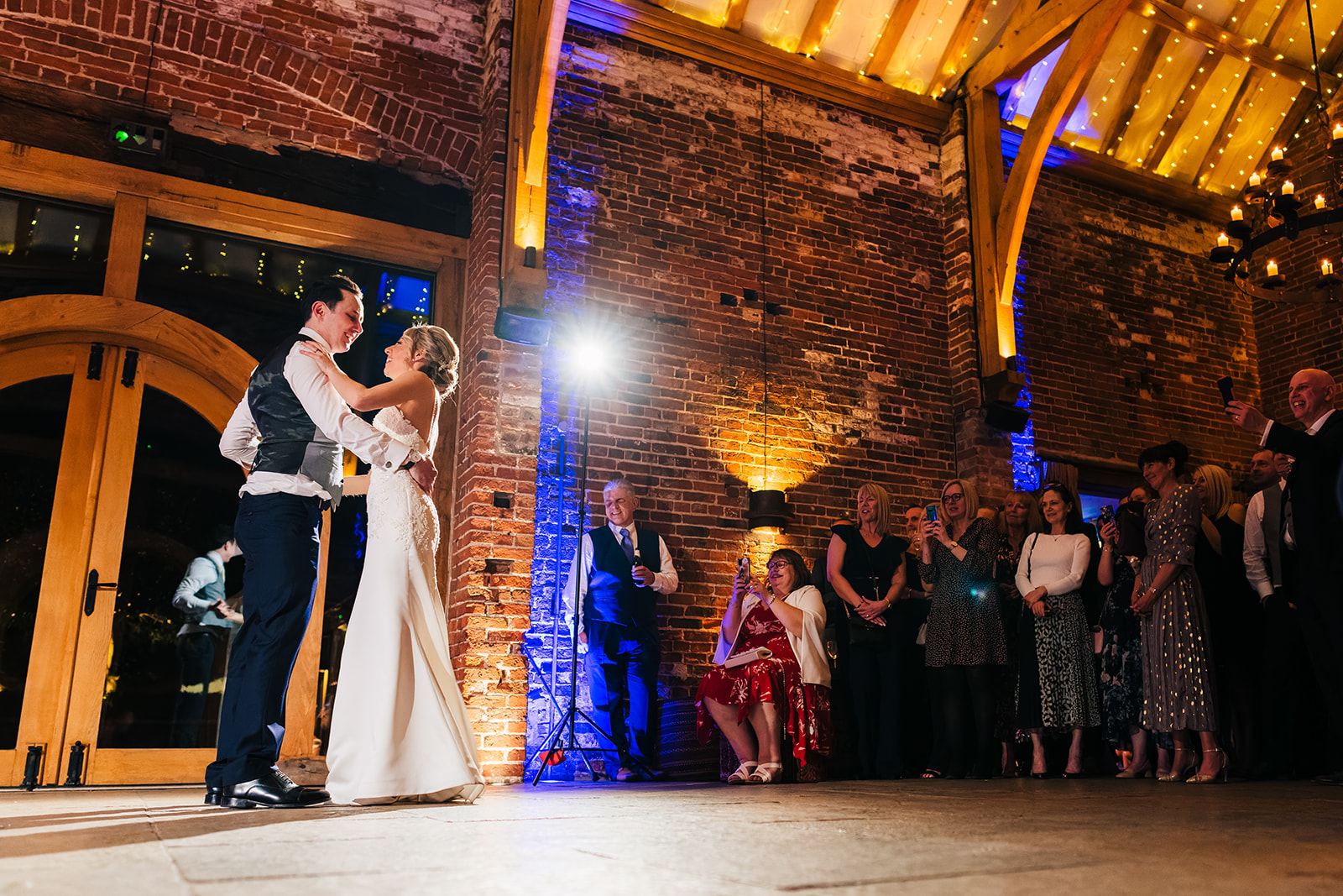 Hazel Gap Wedding Photography - the bride and groom dancing during our first dance