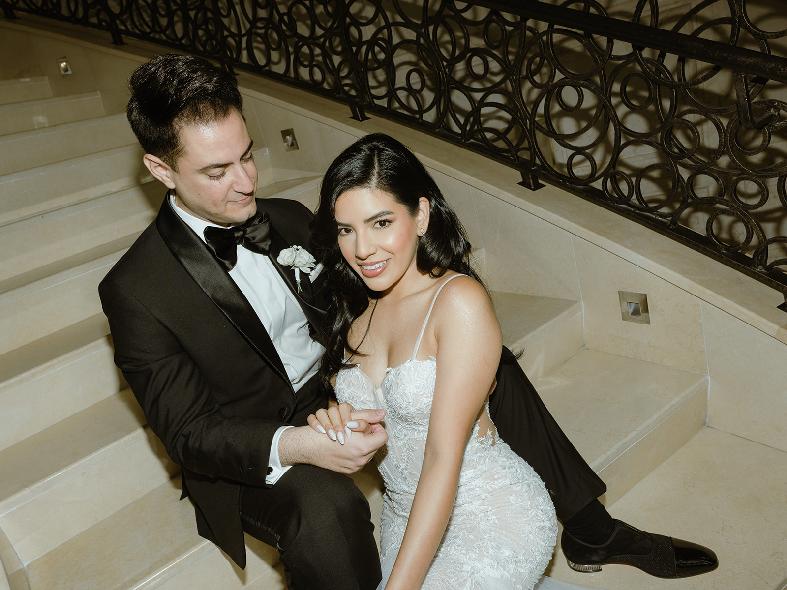 Editorial and modern wedding photography at the Four Seasons Resort in Orlando, Florida at this luxury wedding