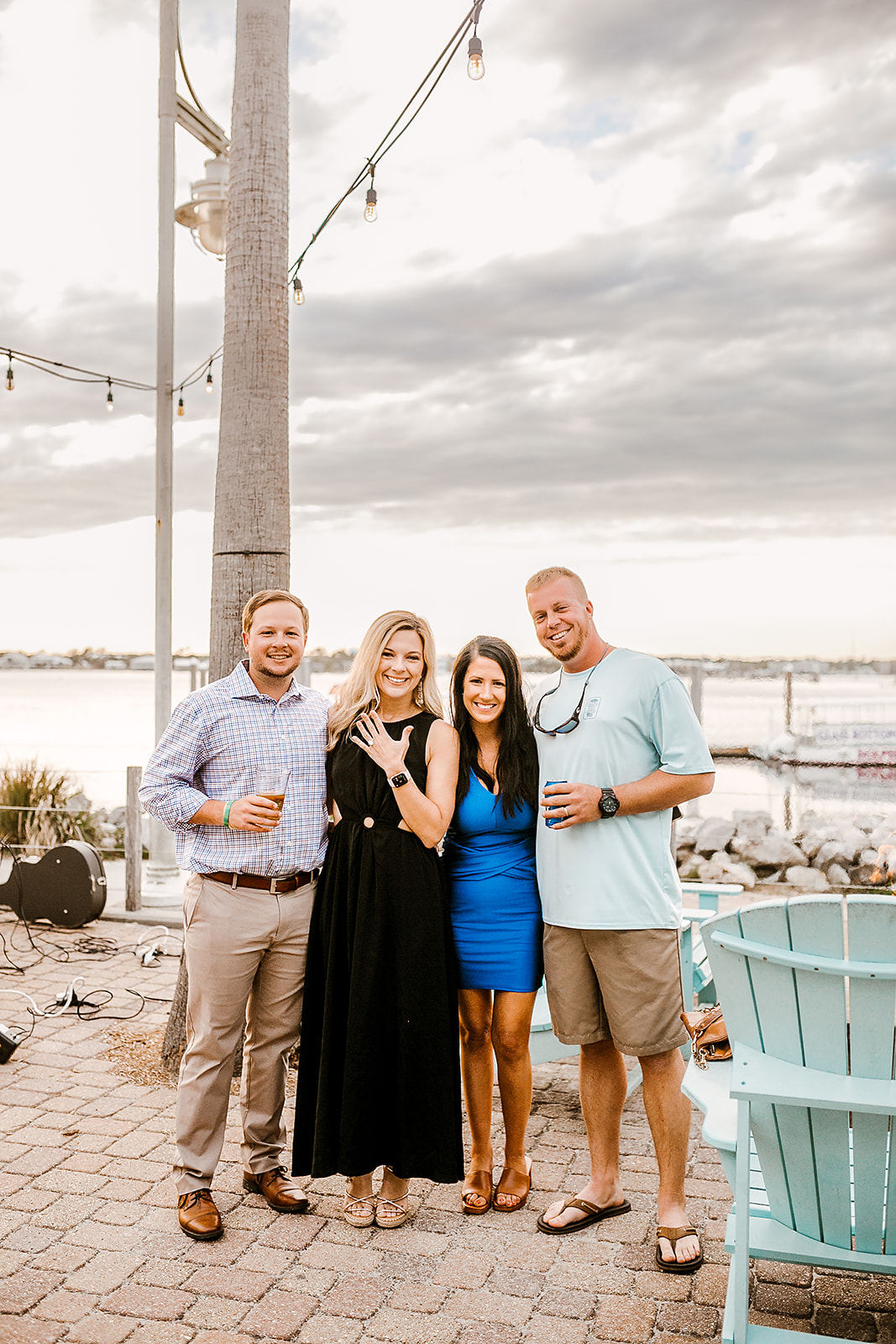 Surprise Proposal Party at Cobalt Restaurant at the Caribe Resort in Orange Beach