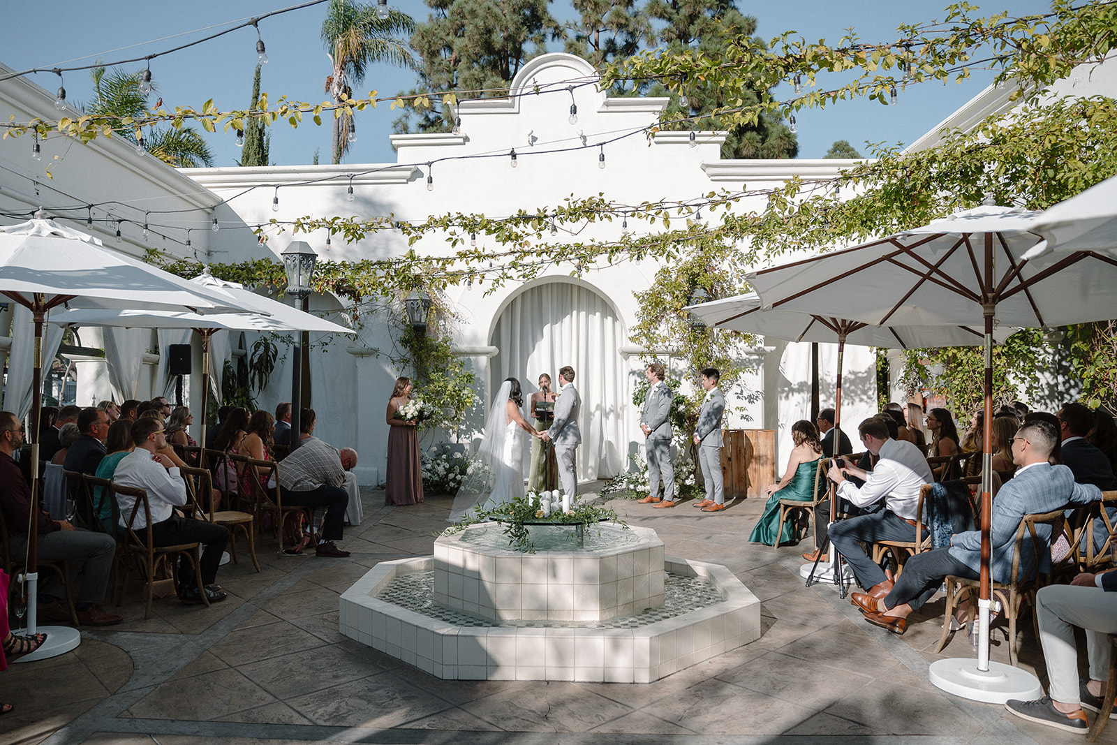 Intimate wedding at Villa & Vine in Santa Barbara, California