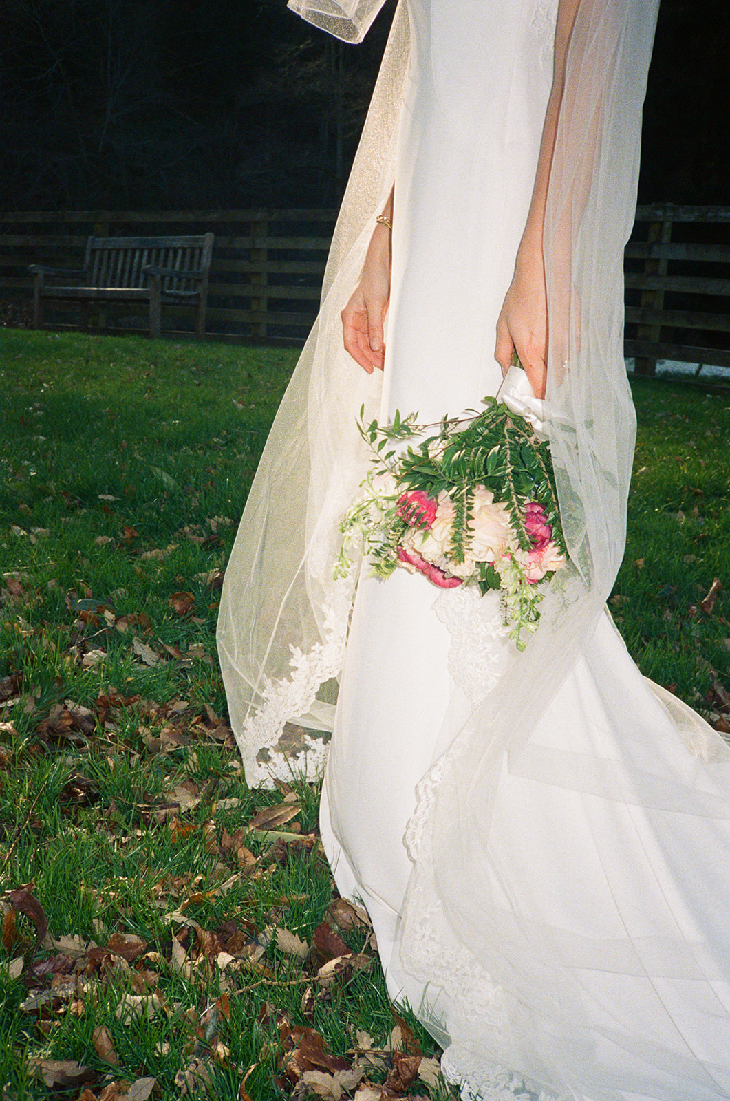Brinkburn Priory Wedding | Leica Q & Leica M6 Cameras | Portra 800 & Tri X Film