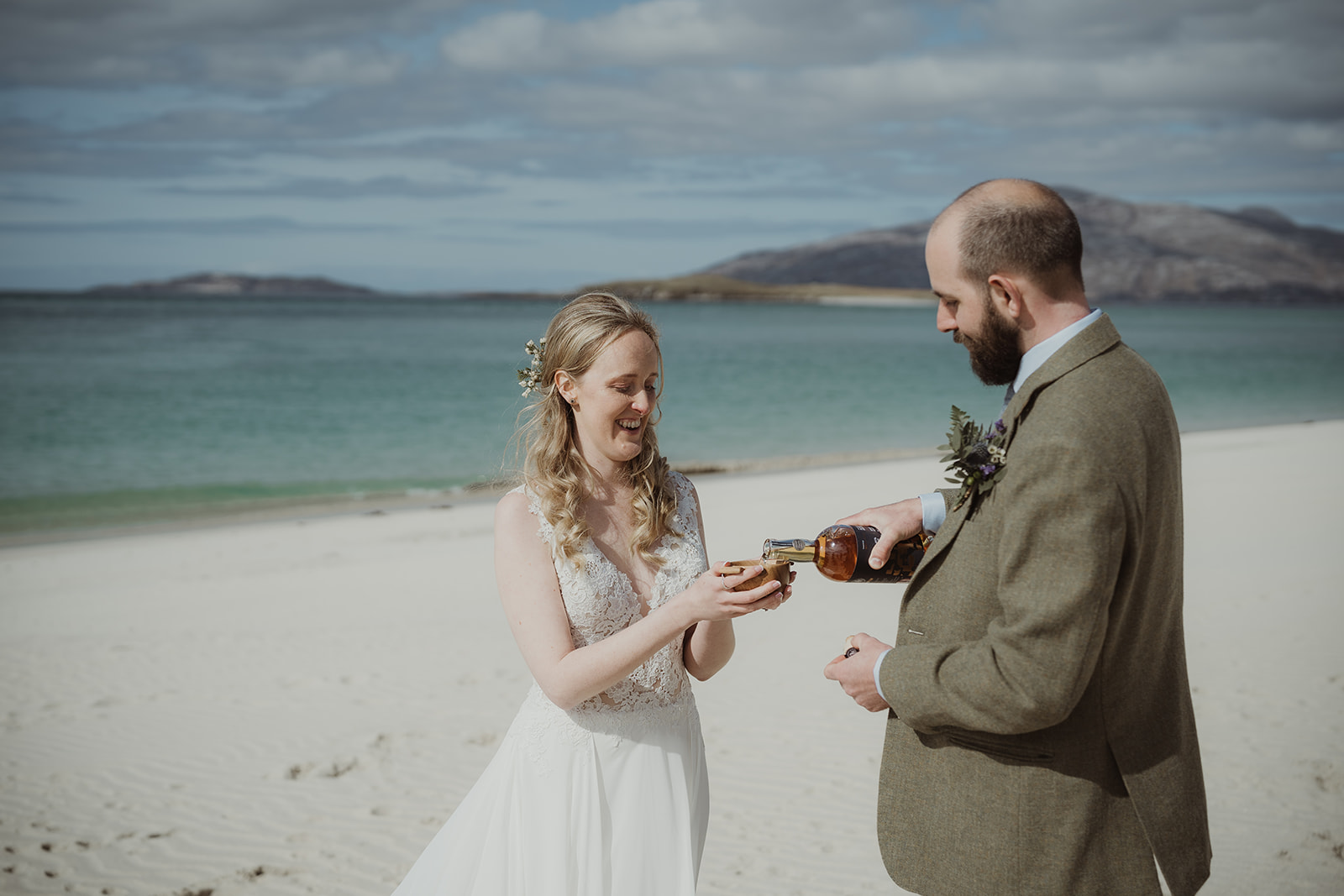 scotland beach elopement