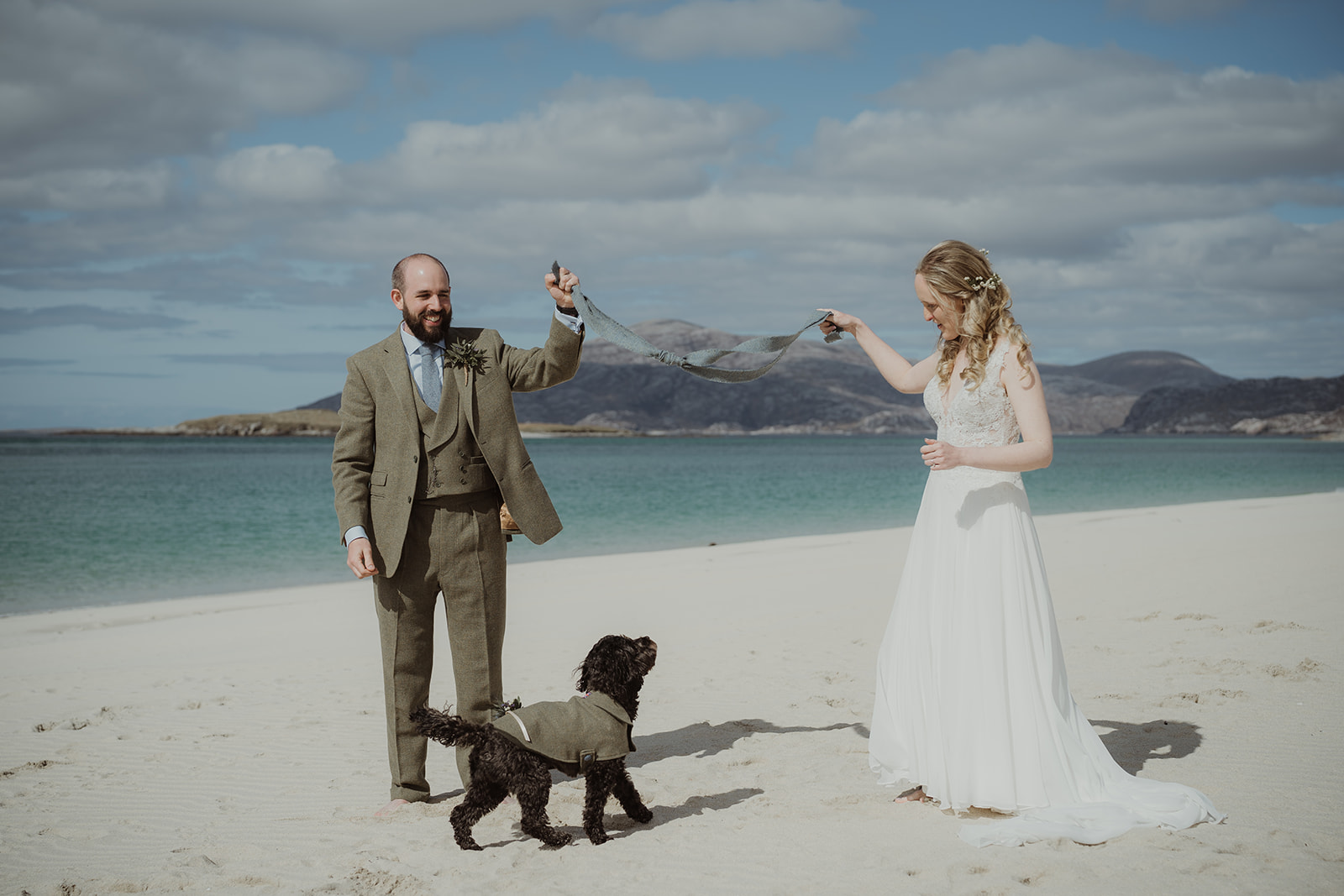 scotland beach wedding