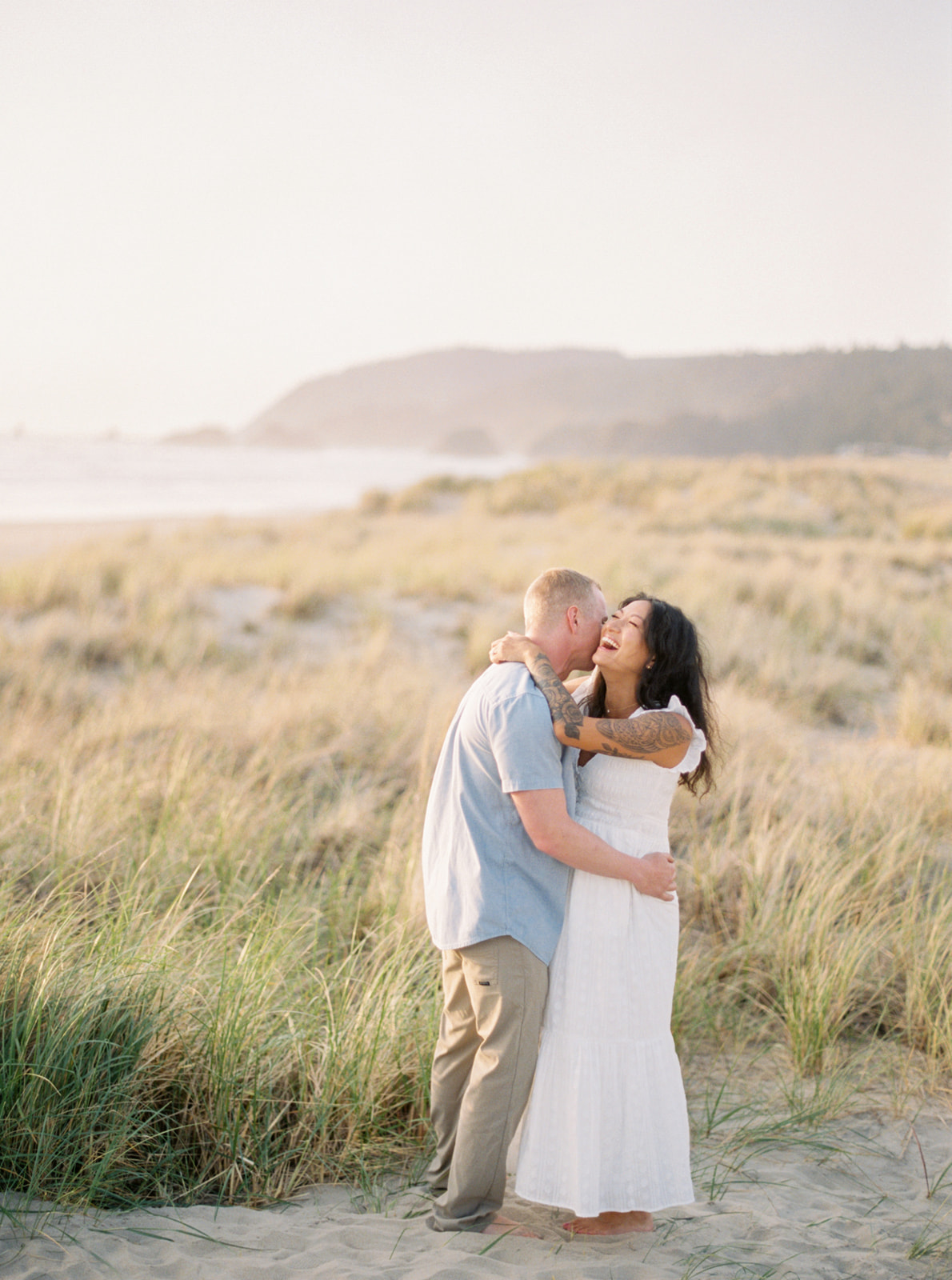 maternity session at Cannon Beach