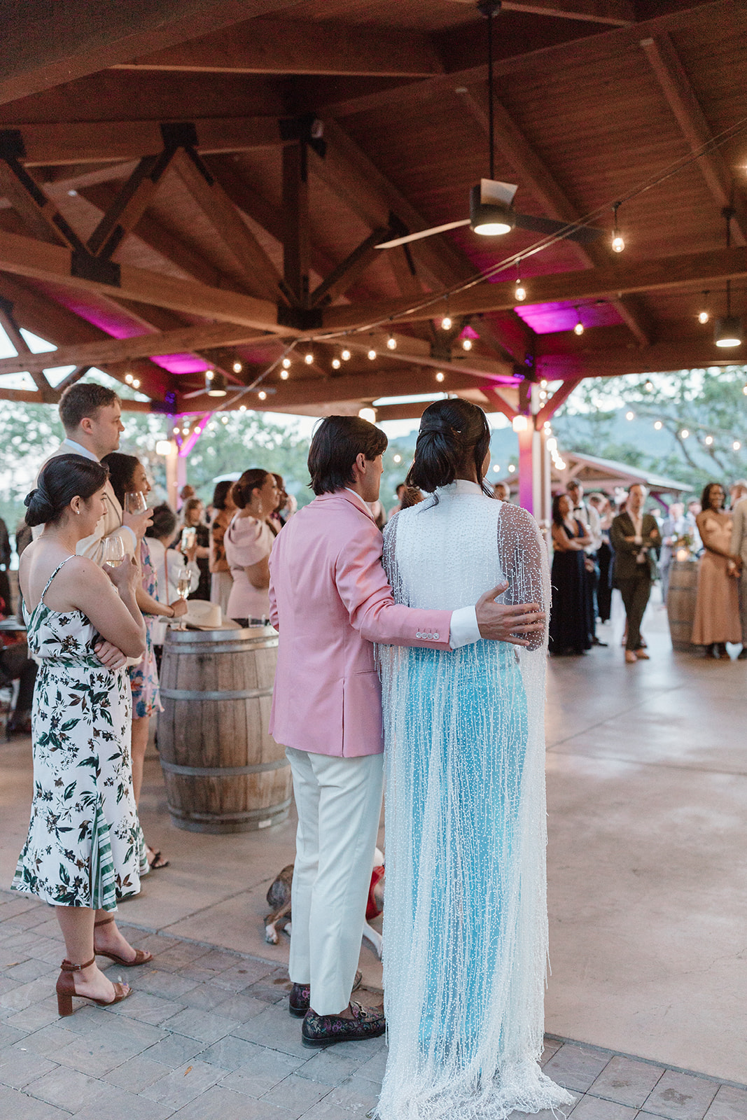A couple who gets married at B.R. Cohn in Sonoma Valley