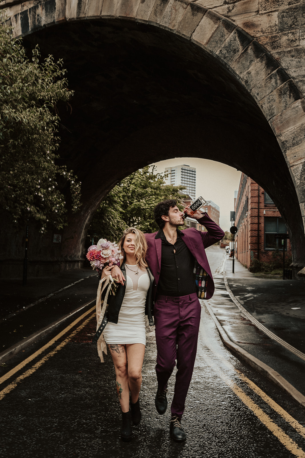 Newcastle upon Tyne modern wedding photographer 