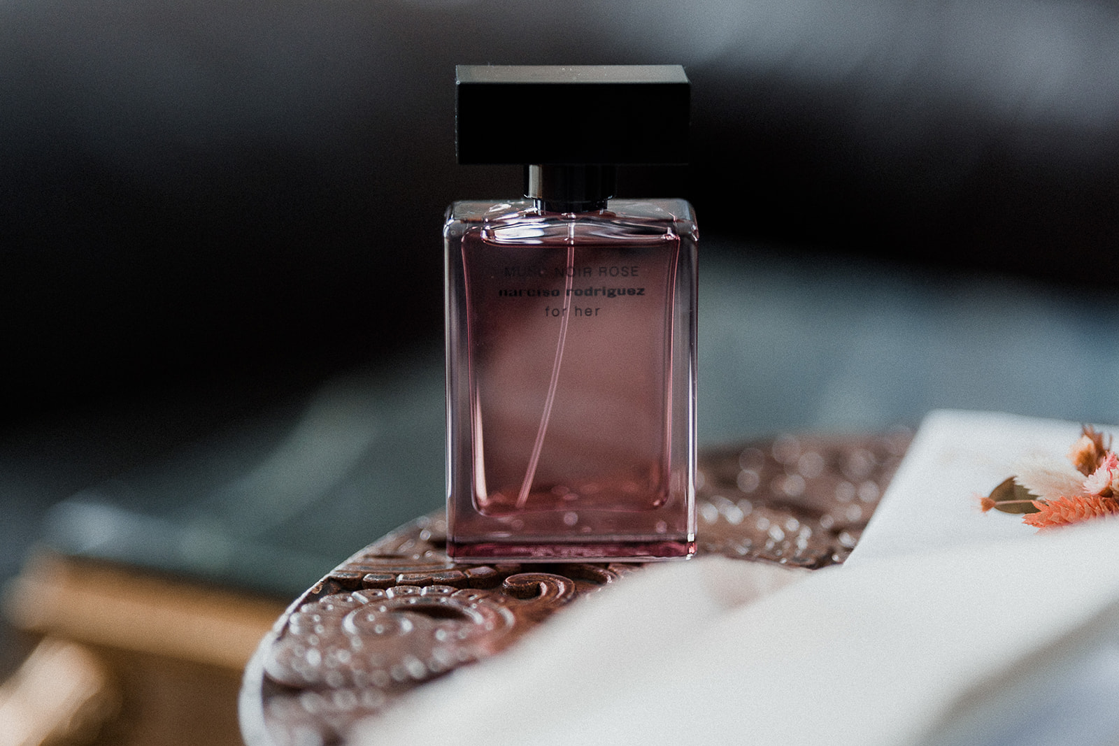 detailshot van de parfum
