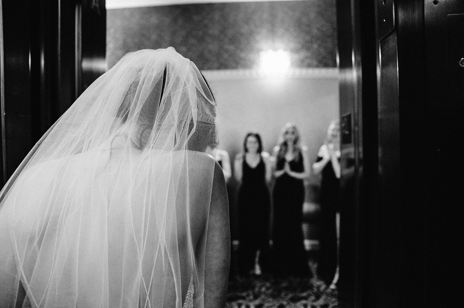 black and white seattle wedding photography