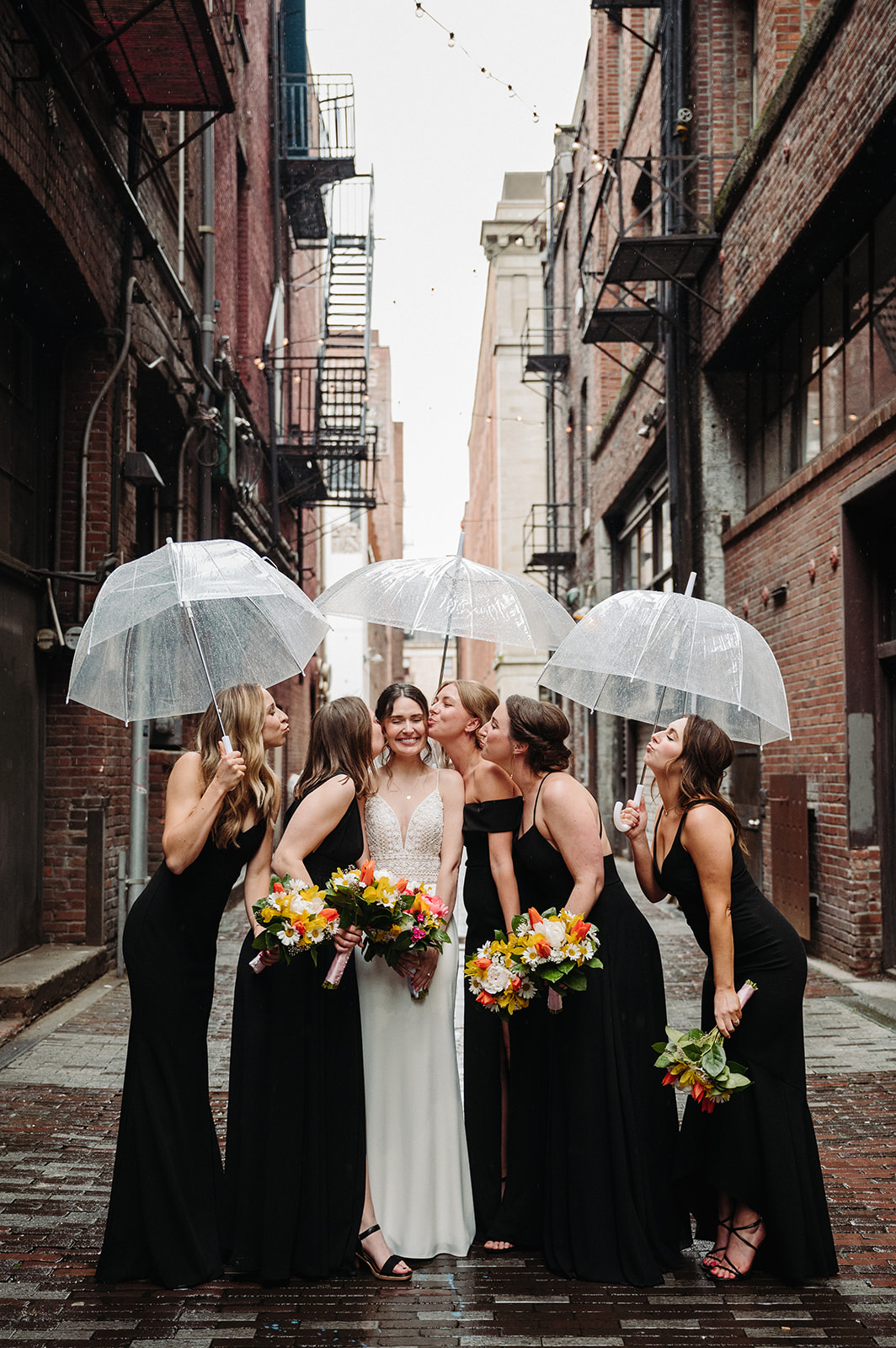 pioneer square wedding party 