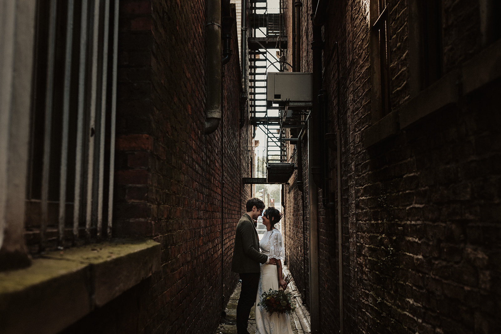 An intimate wedding in Newcastle upon Tyne