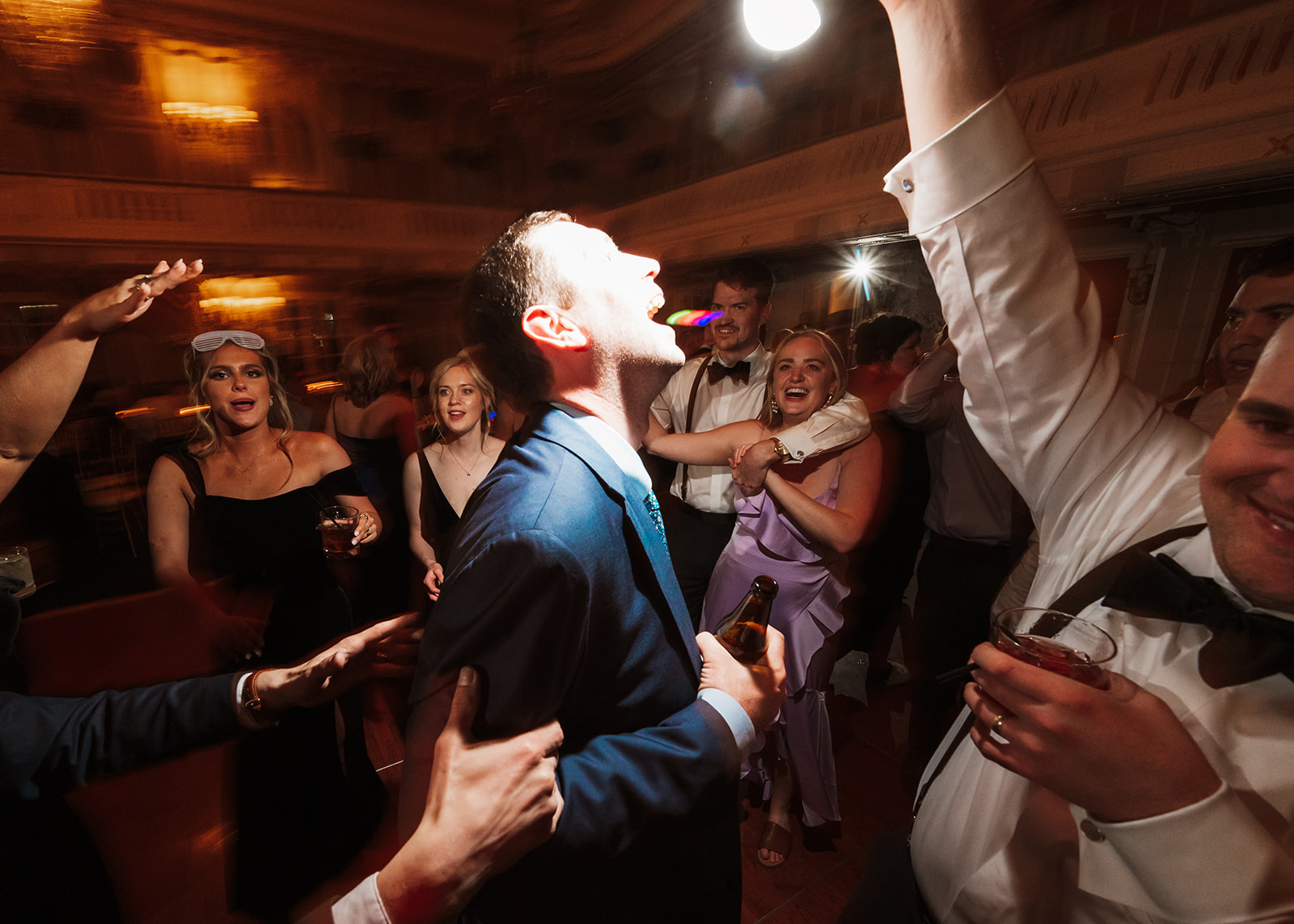 The Blackstone hotel in chicago wedding photos - reception  epic dance party