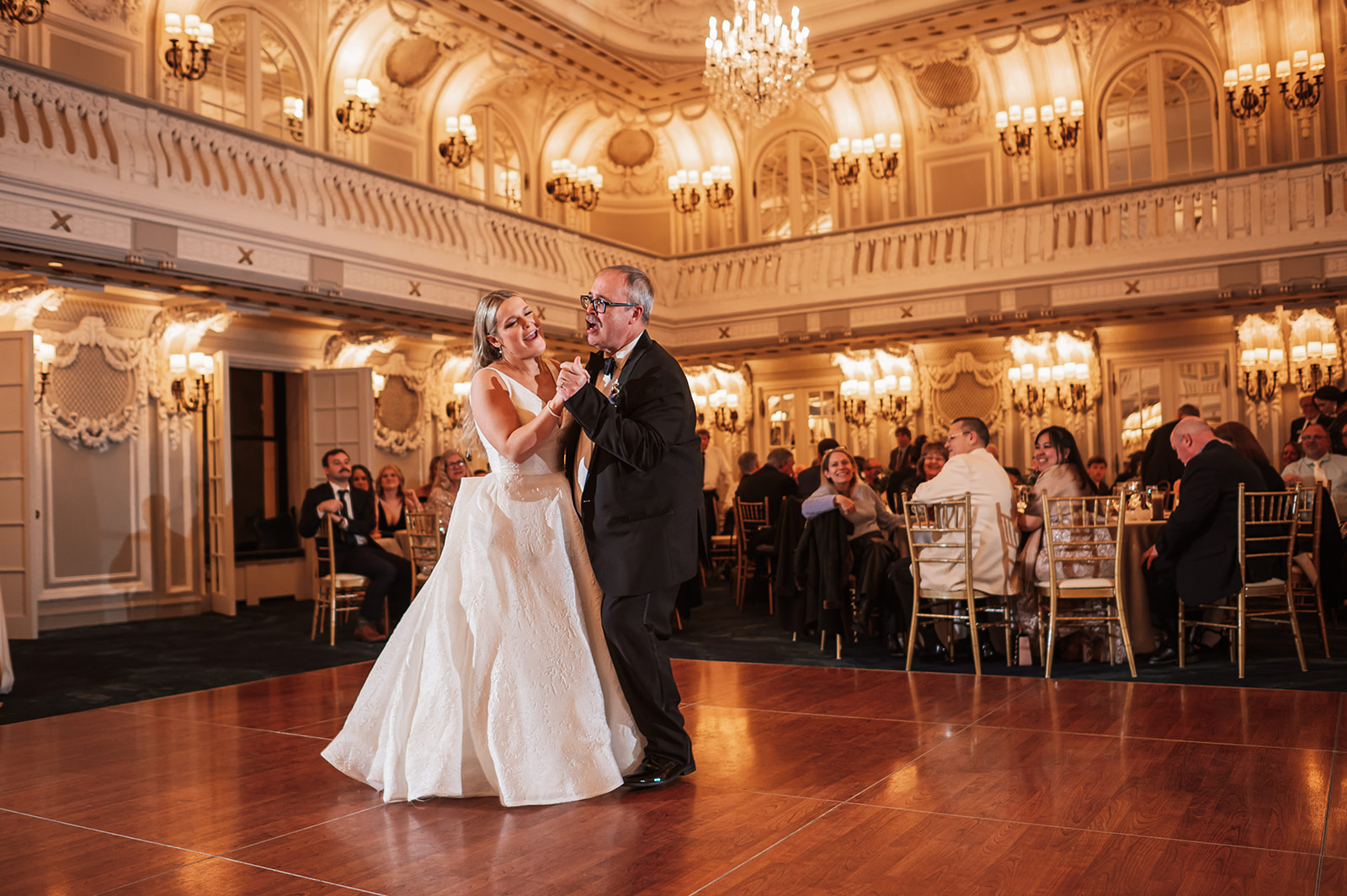 The Blackstone hotel in chicago wedding photos - reception  first dance