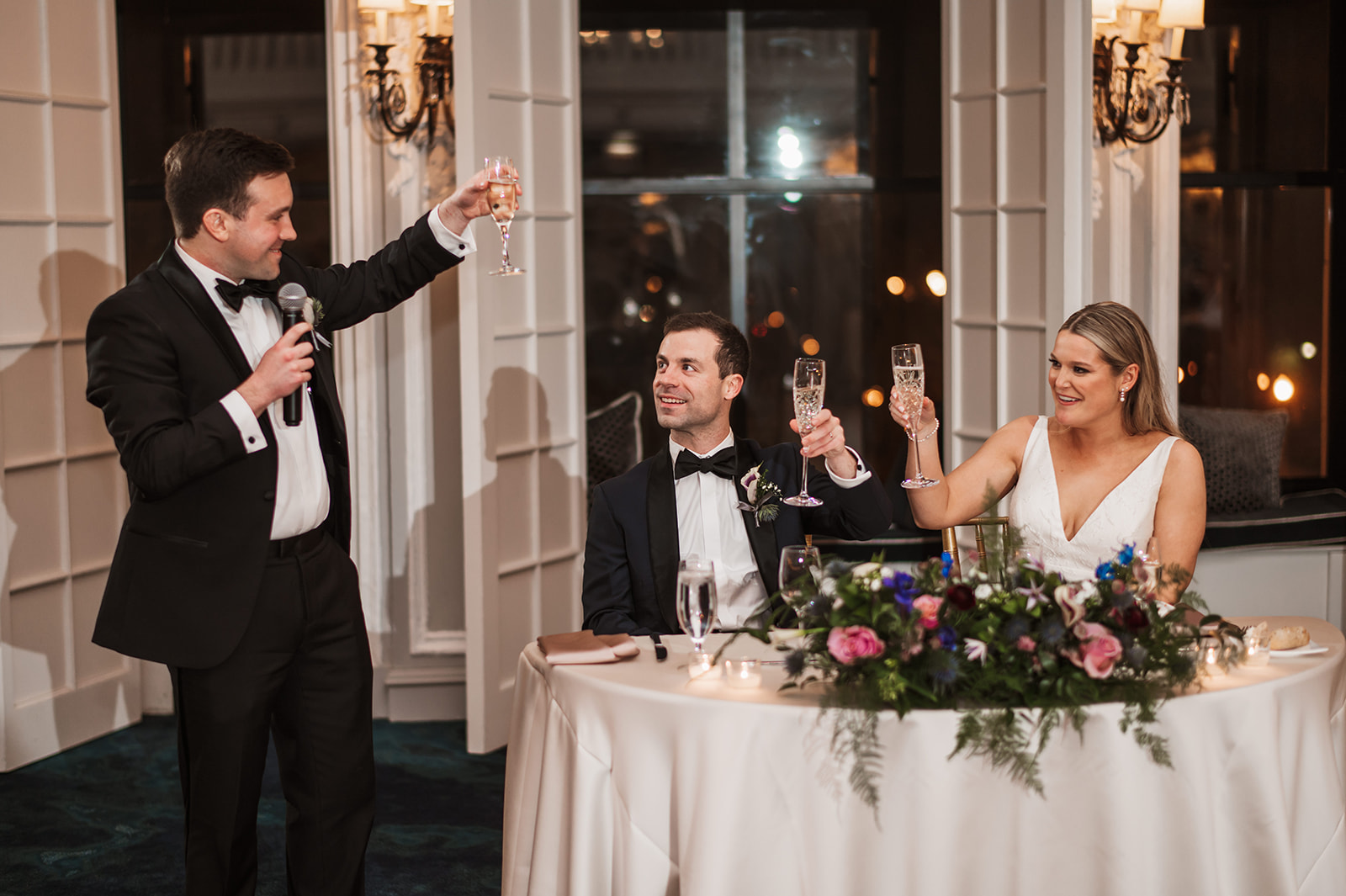The Blackstone hotel in chicago wedding photos - reception  speeches