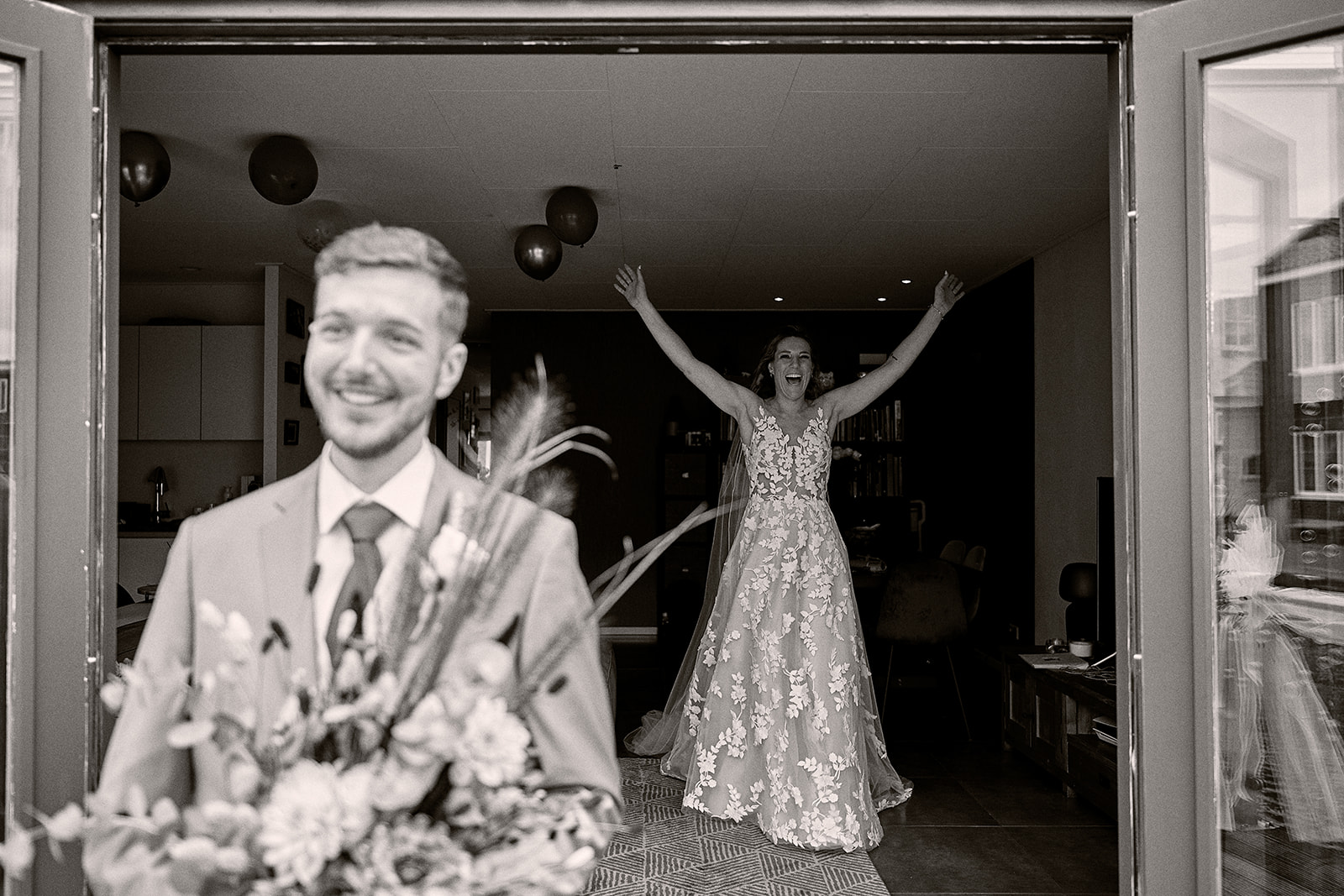 Milou en Theron'Kameryk's betoverende schoonheid: de bruidsfotografie van Milou en Theron, vastgelegd door Stefan Segers