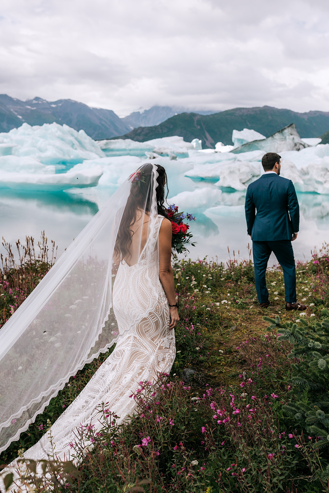 alaska wedding in kenai fjords national park