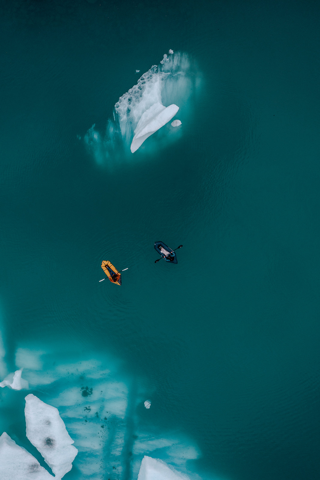 packrafting elopement with icebergs in alaska