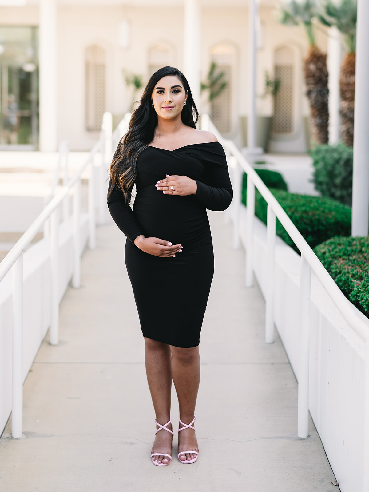 Maternity Session at Brand Libary in Glendale, California