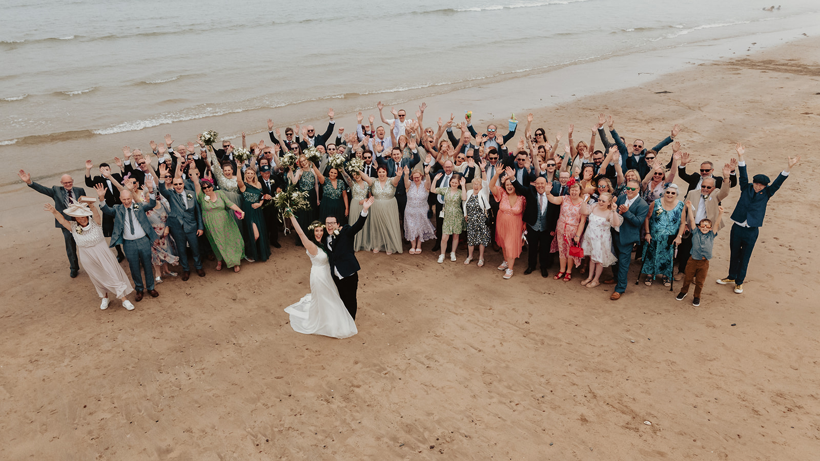 Newton Hall Wedding beach wedding photographer
