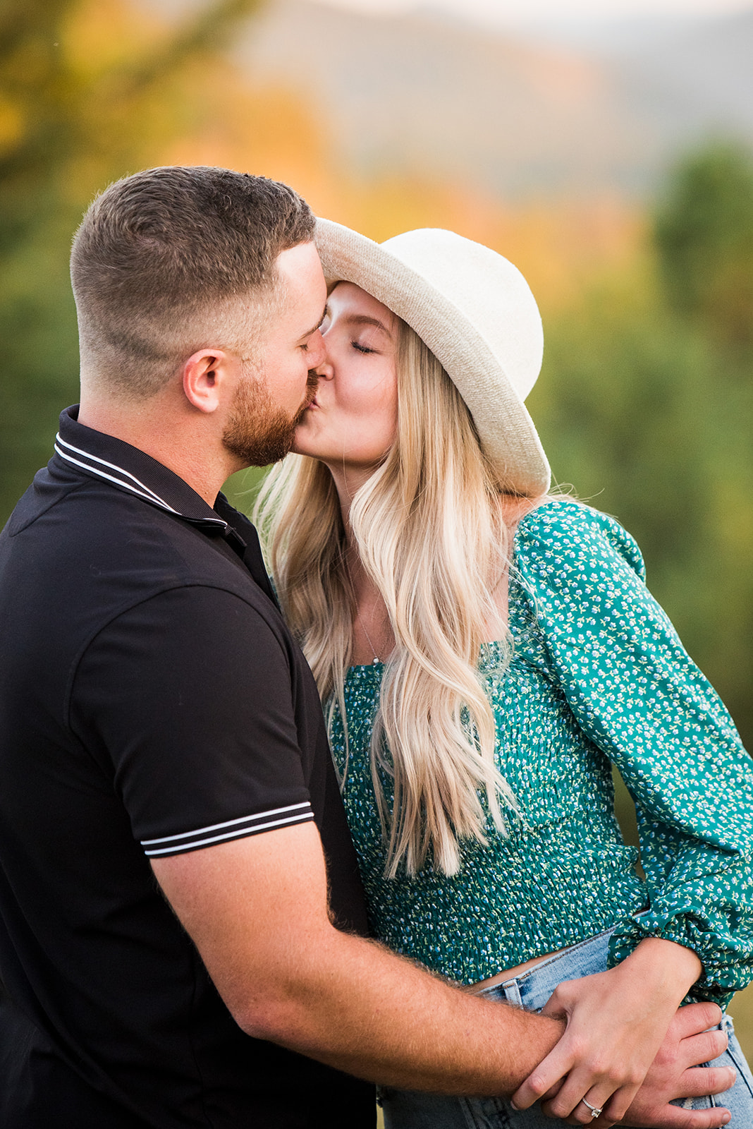 summer engagement session with two one photography at mount falcon, golden, colorado