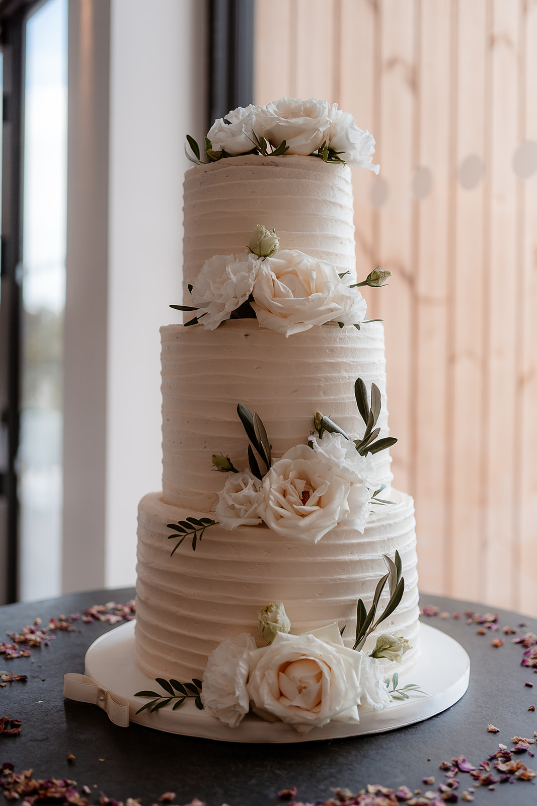 Wedding cake at a Sandy Cove Hotel wedding