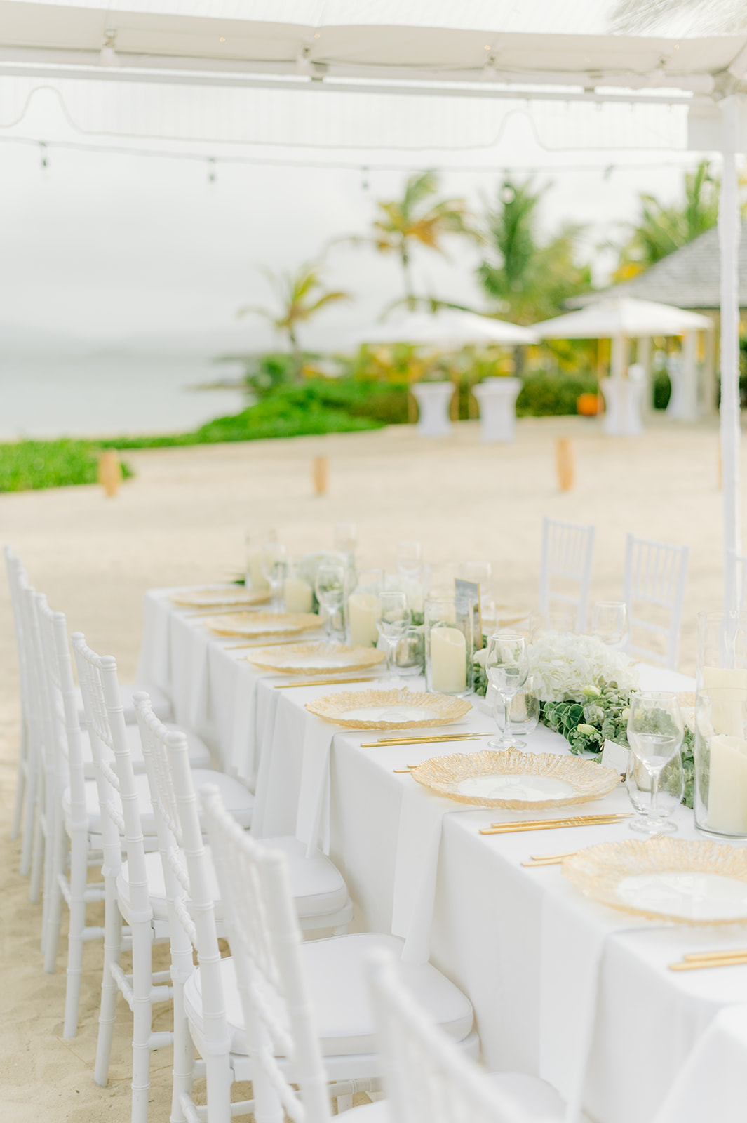 "Candid Reception Photos at a Luxury Antigua Wedding"
