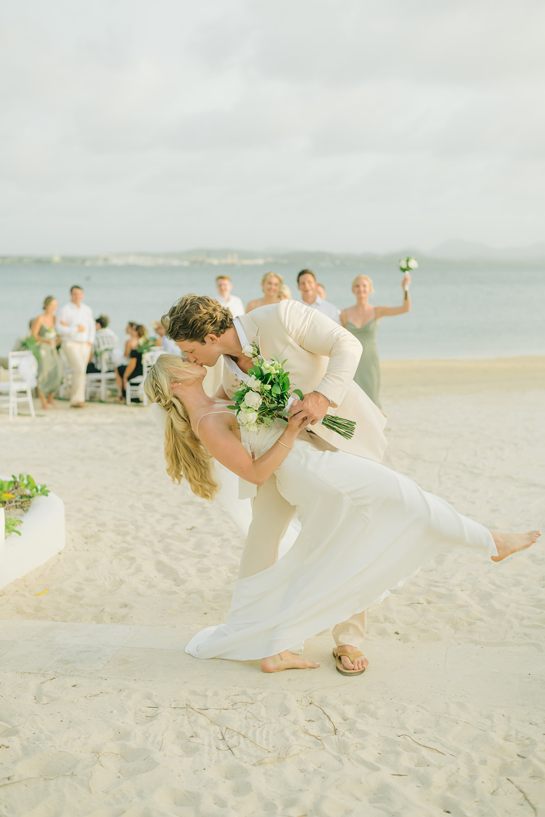 Candid wedding ceremony photos by top Antigua photographer
