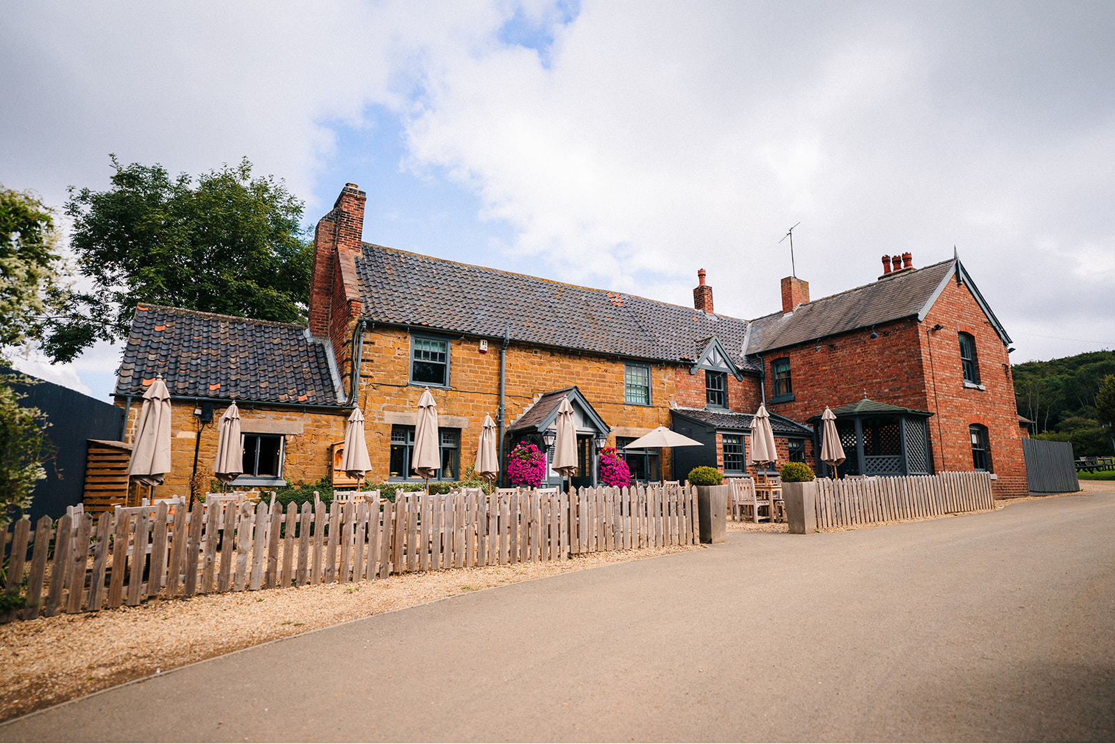 The Chequers Inn Wedding Photography - Photo showing the outside of the pub