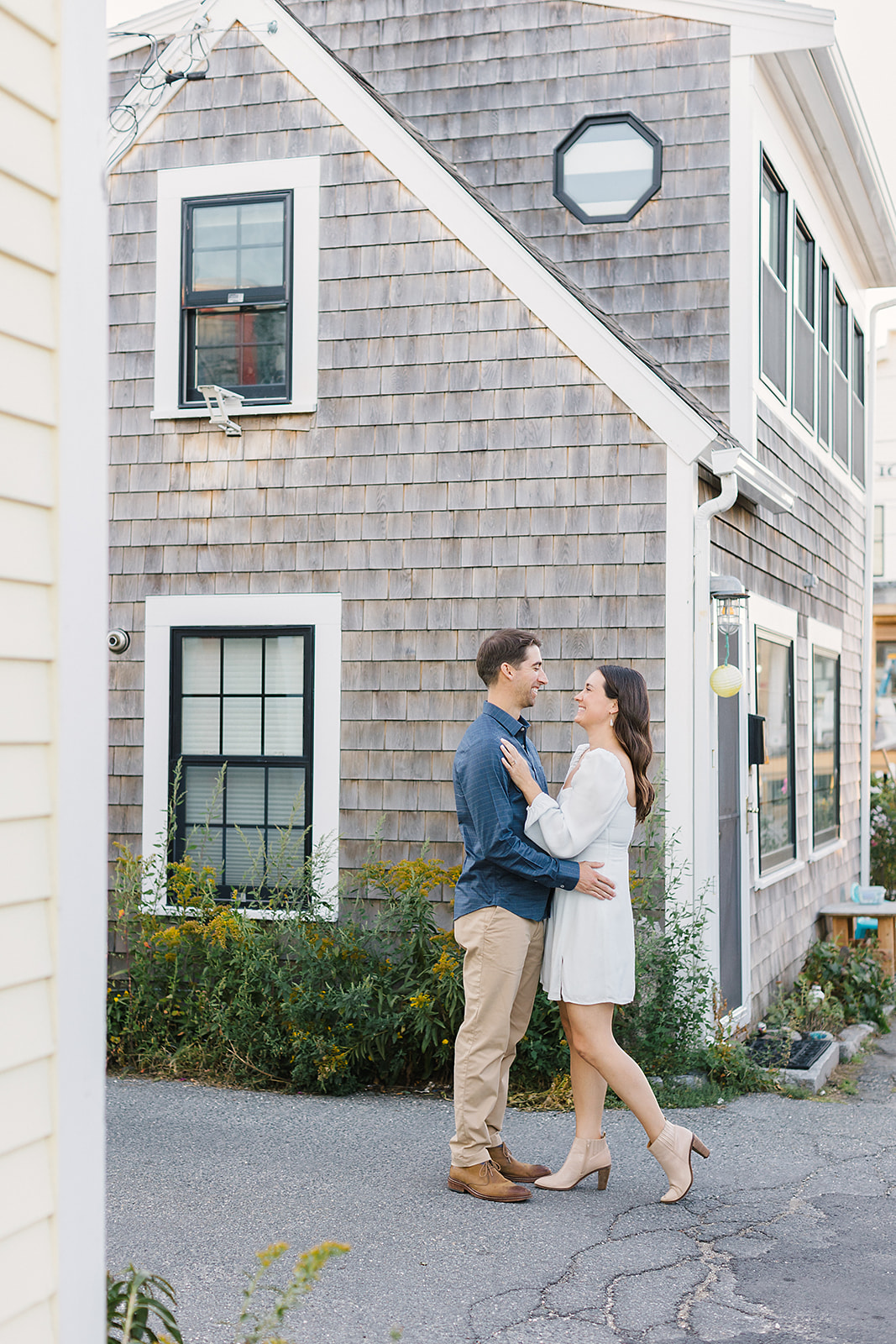 Rockport MA bearskin neck couple anniversary engagement proposal session 