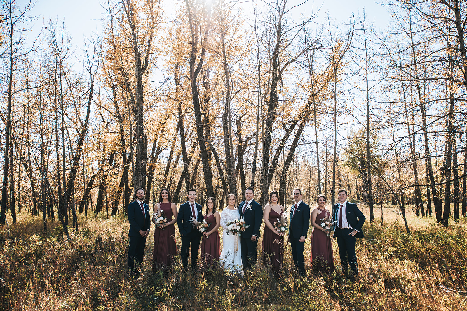 Dreamy Fall Wedding at The Lake House Calgary