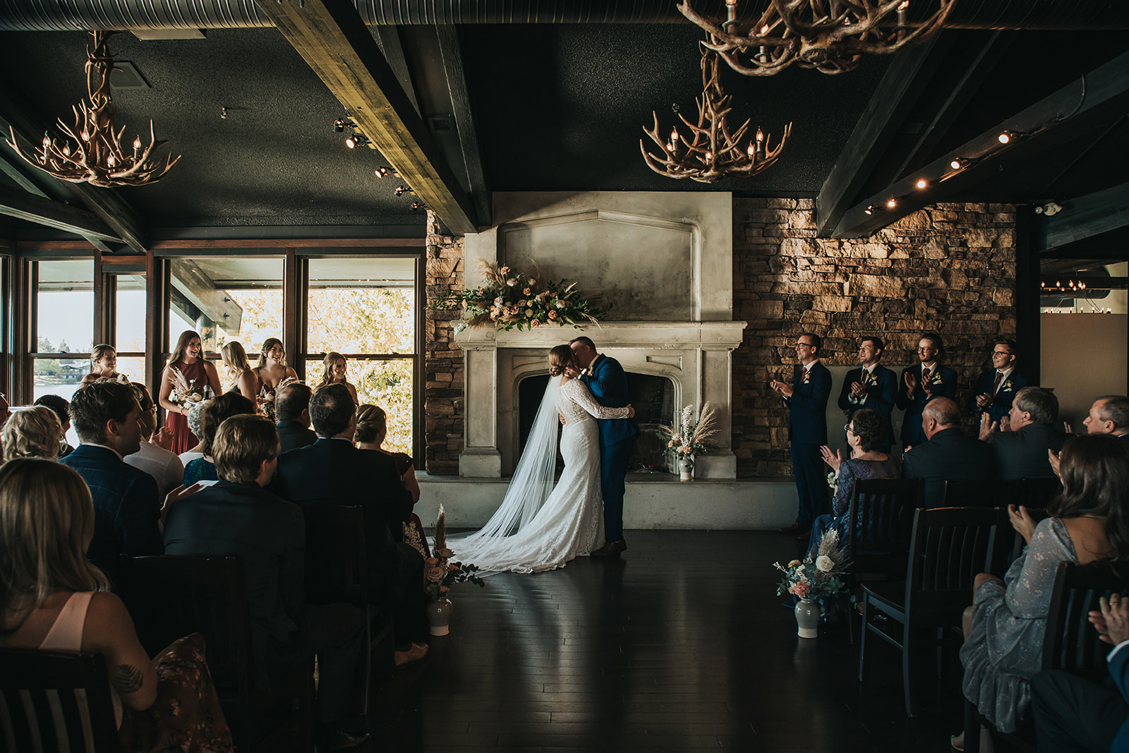Dreamy Fall Wedding at The Lake House Calgary