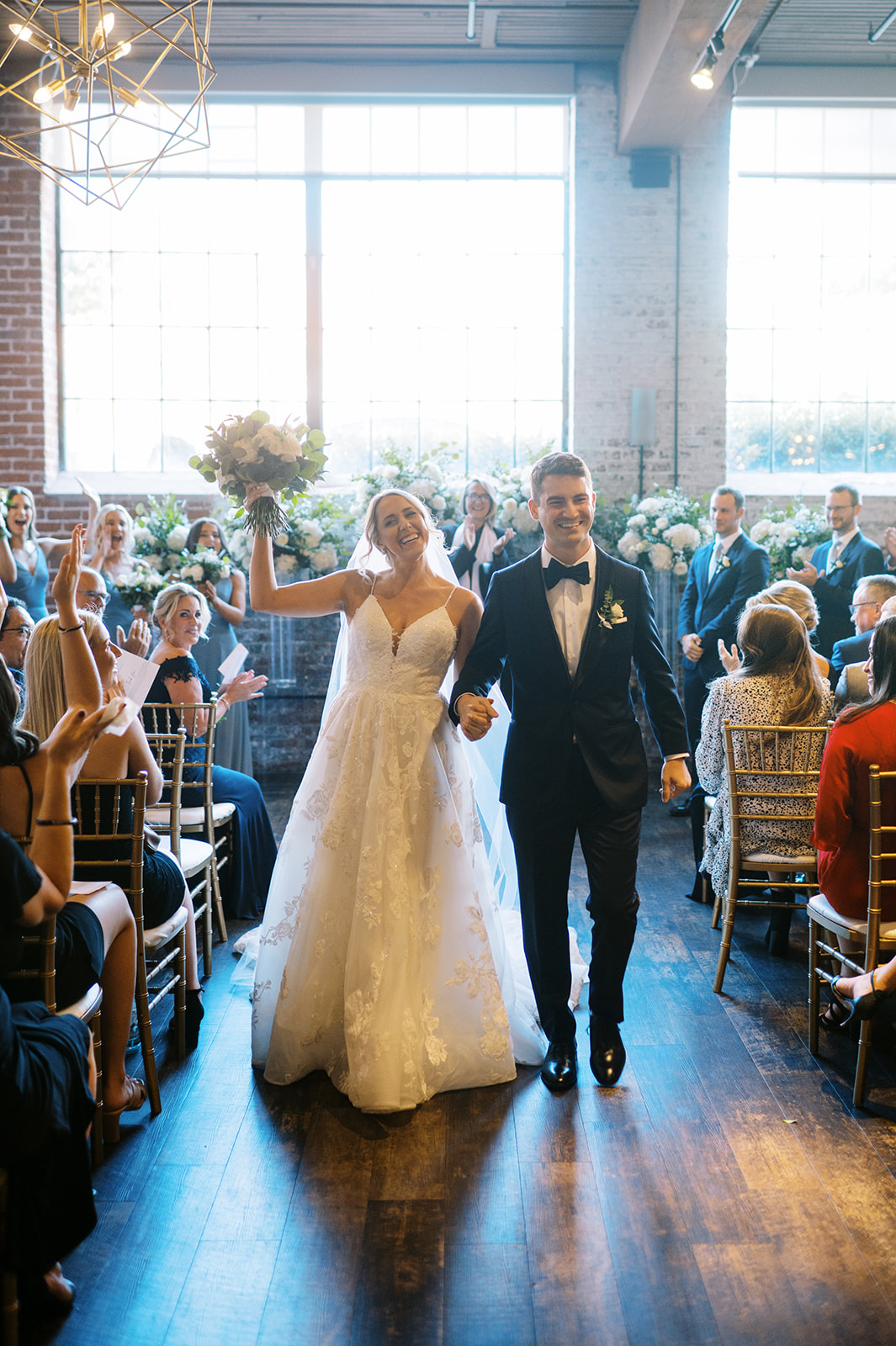 industrial wedding in uptown Charlotte