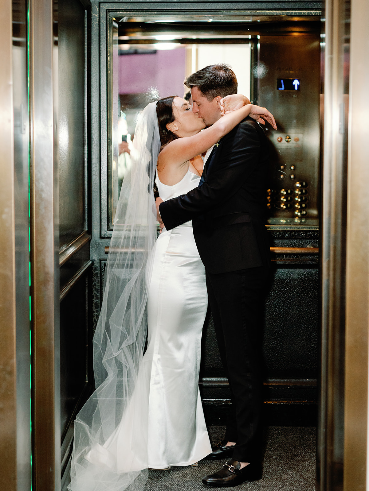 Hotel Washington Wedding Elevator Photo