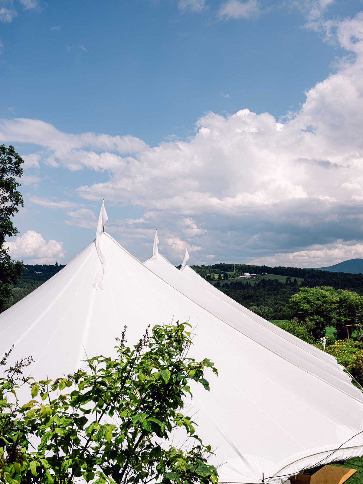 Sail Cloth Tent by Green Mountain Tent Rentals