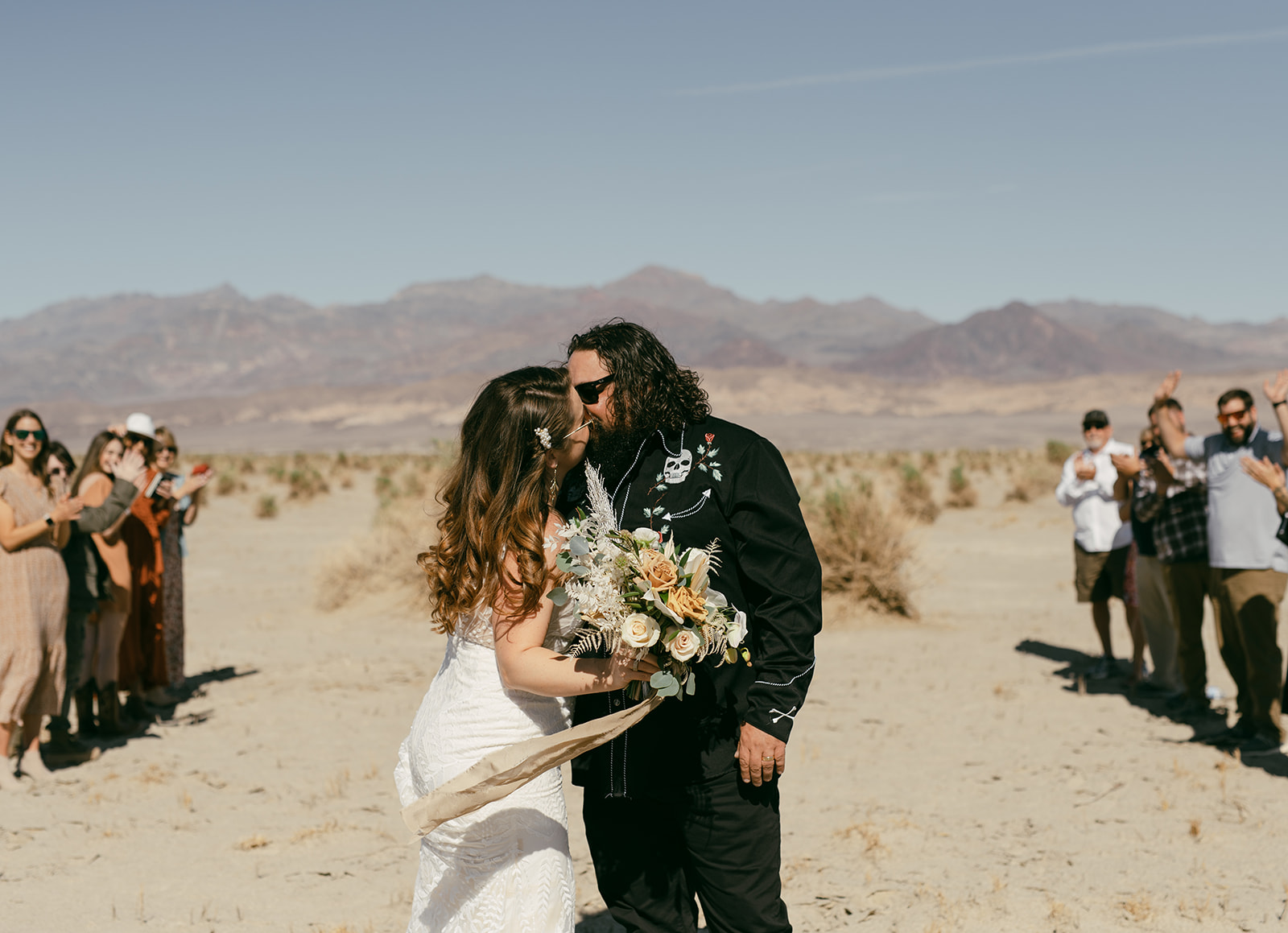 Rock n Roll Elopement in Death Valley National Park