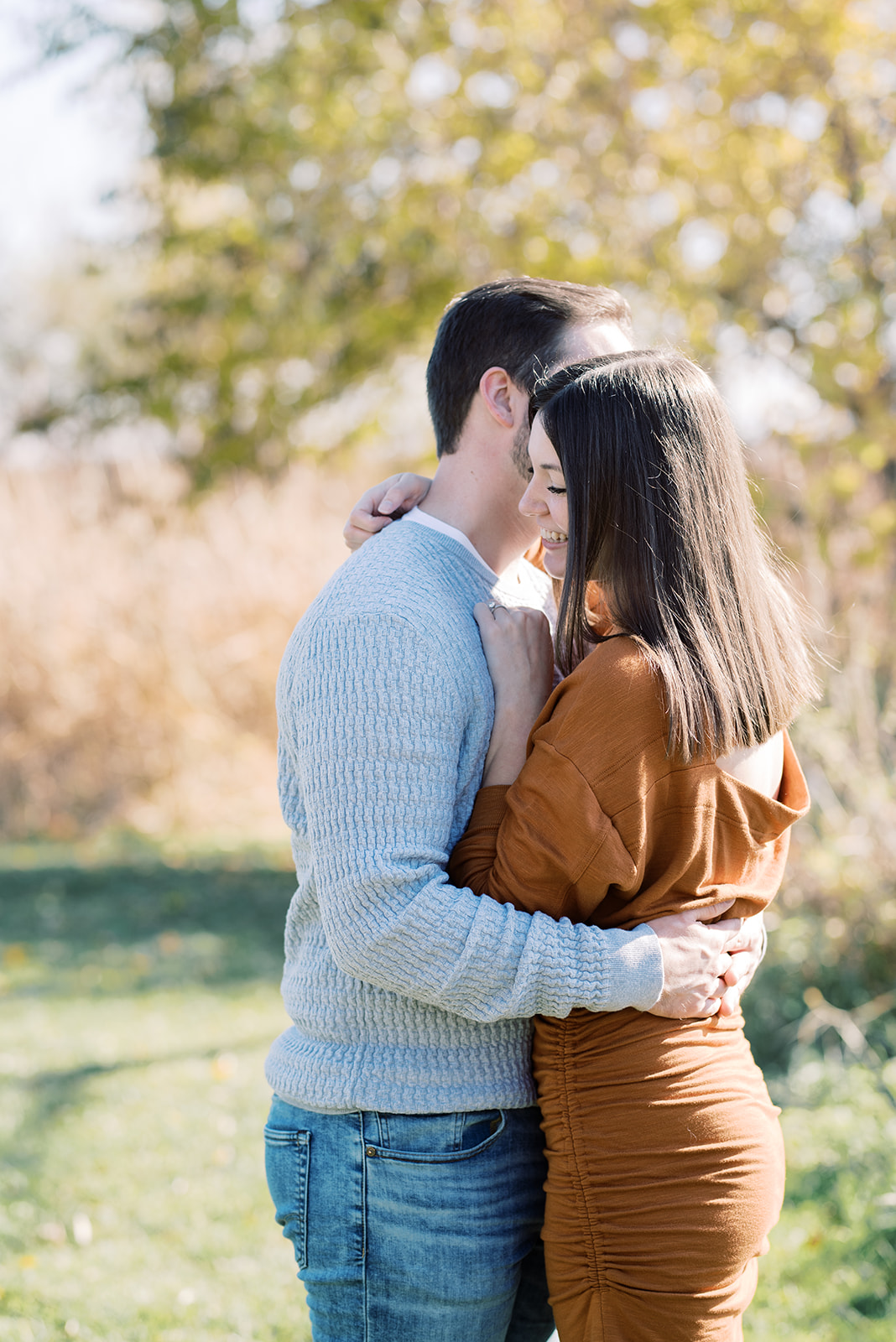 Picnic Point Engagement Session Madison Wisconsin Meghan Lee Harris Photography Ideas Inspiration Trail Nature Fall Wedd
