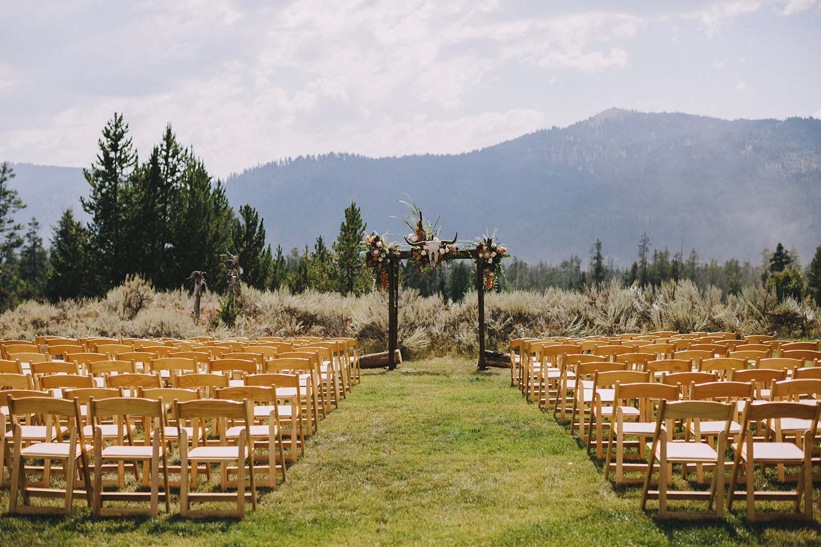 no business lodge wedding ceremony location outside of mccall idaho