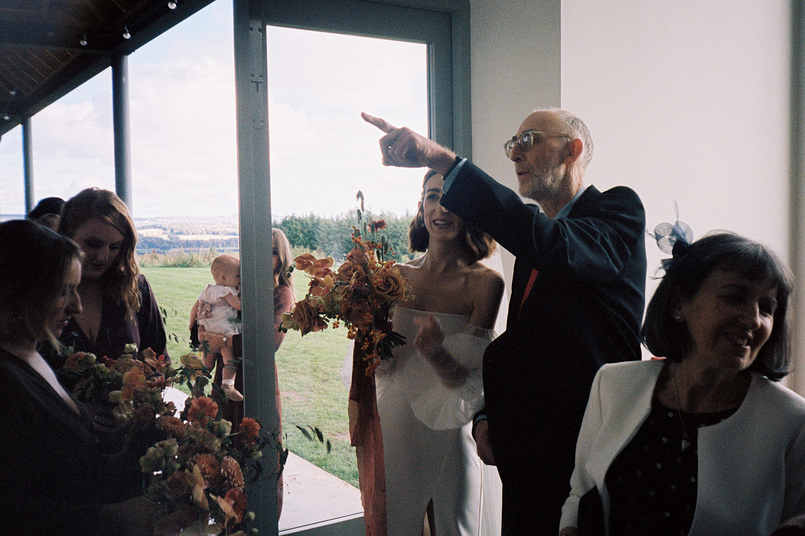 ceremony time wedding guardswell farm film photography