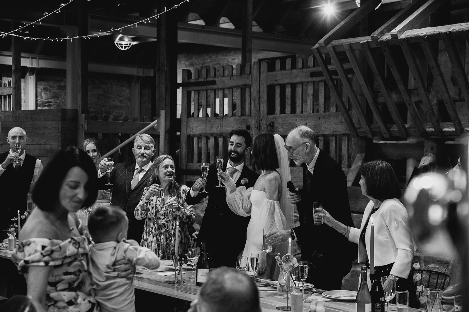 guardswell farm wedding photography speeches black and white