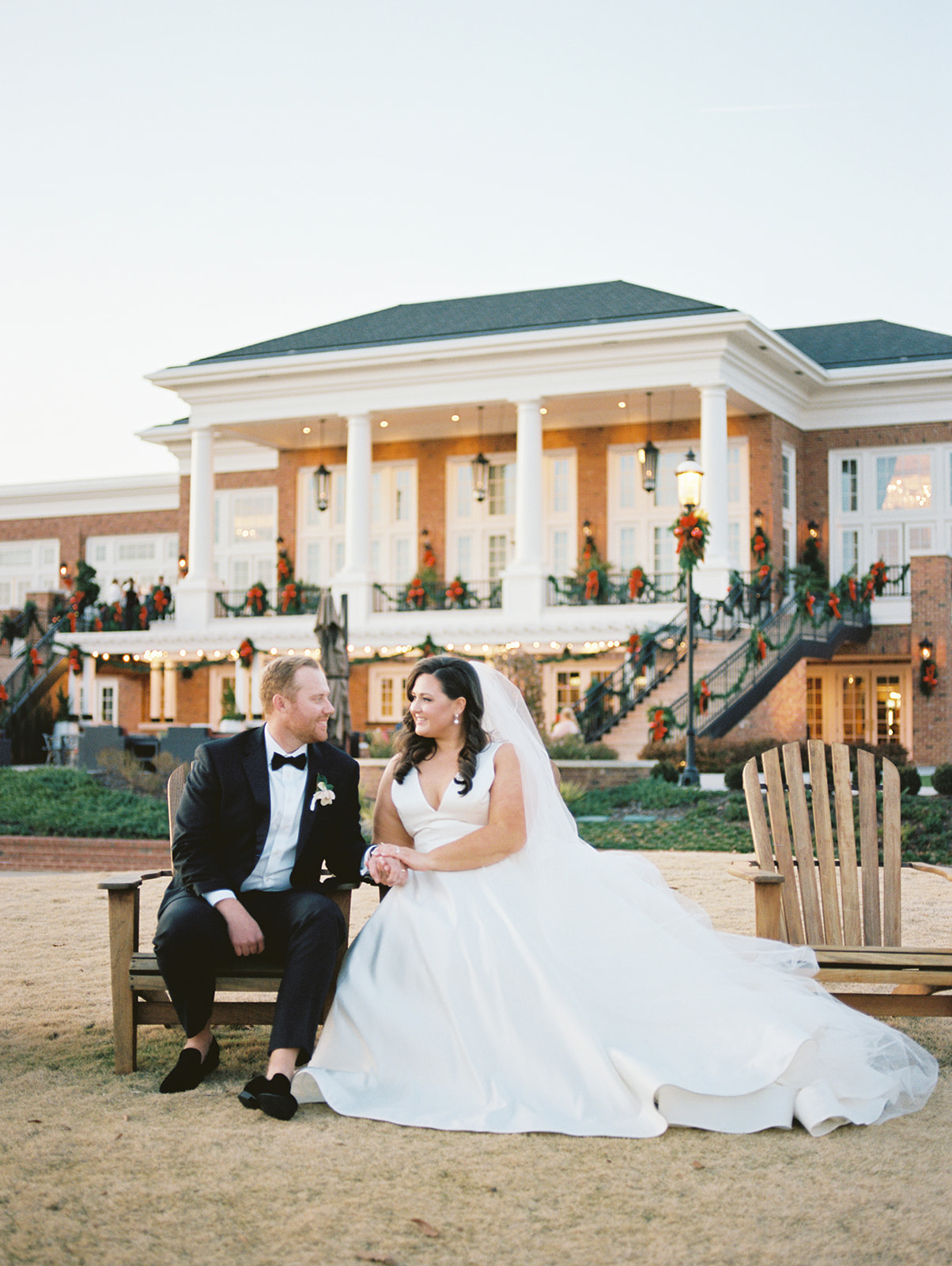 bride and groom at Carmel Country Club