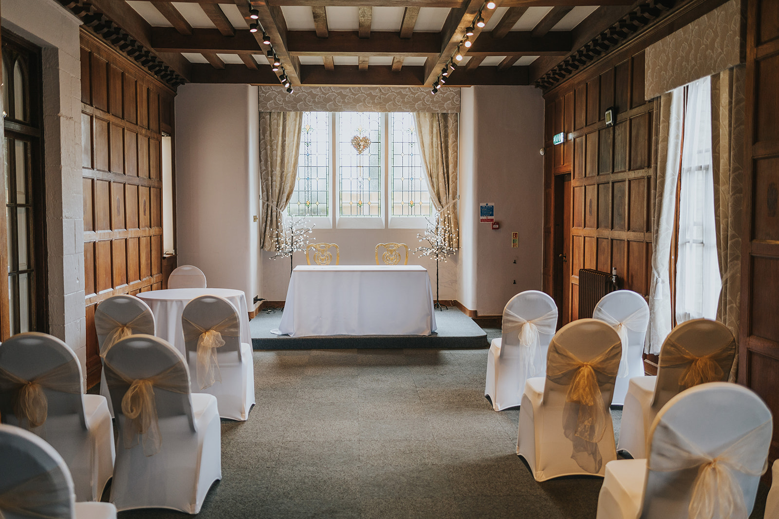 ceremony room in St. Andrews Castle, in Bury St Edmonds