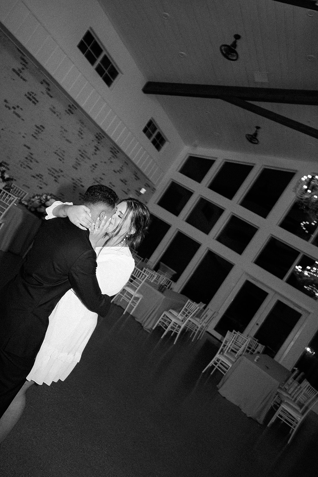 an emotional moment during the newlywed private last dance. the song was Until Found You by Stephen Sanchez
