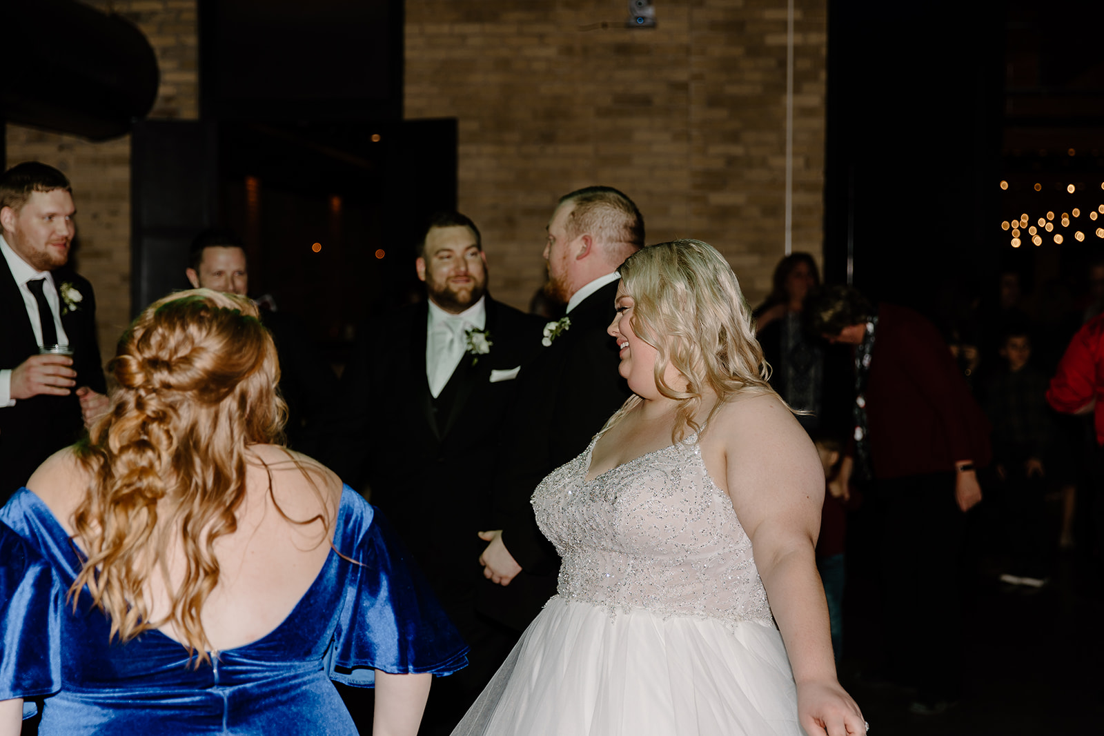 Bride enjoying the dance floor
