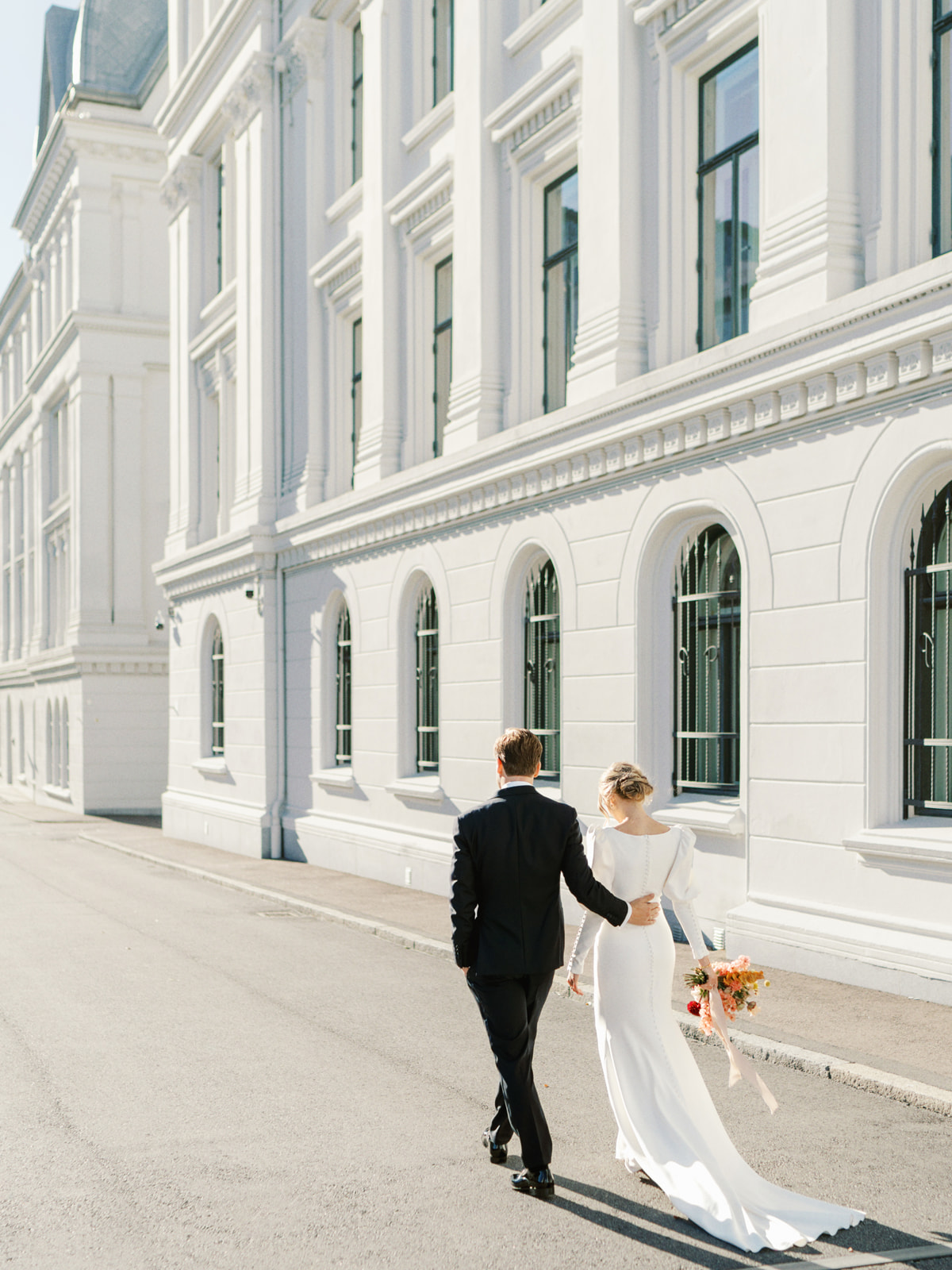 Bryllupsfotografering i Oslo sentrum om høsten
